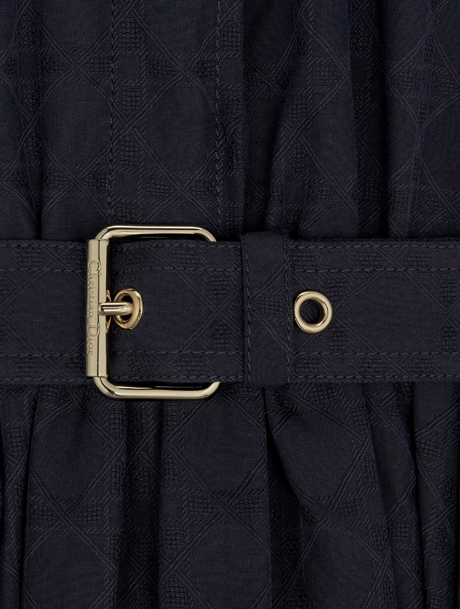 MACROCANNAGE MIDI DRESS WITH BELT - Image 3