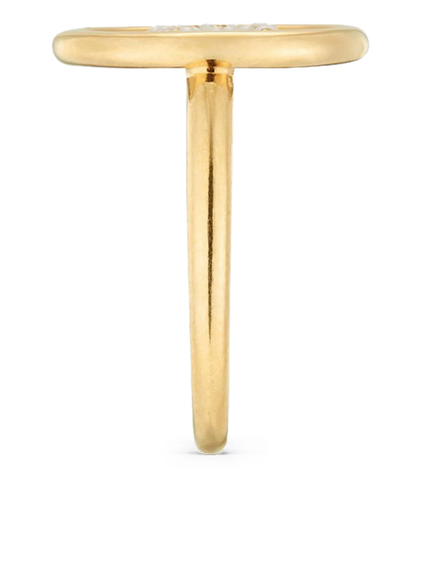 Metal with gold-tone finish and white resin pearls - Image 4