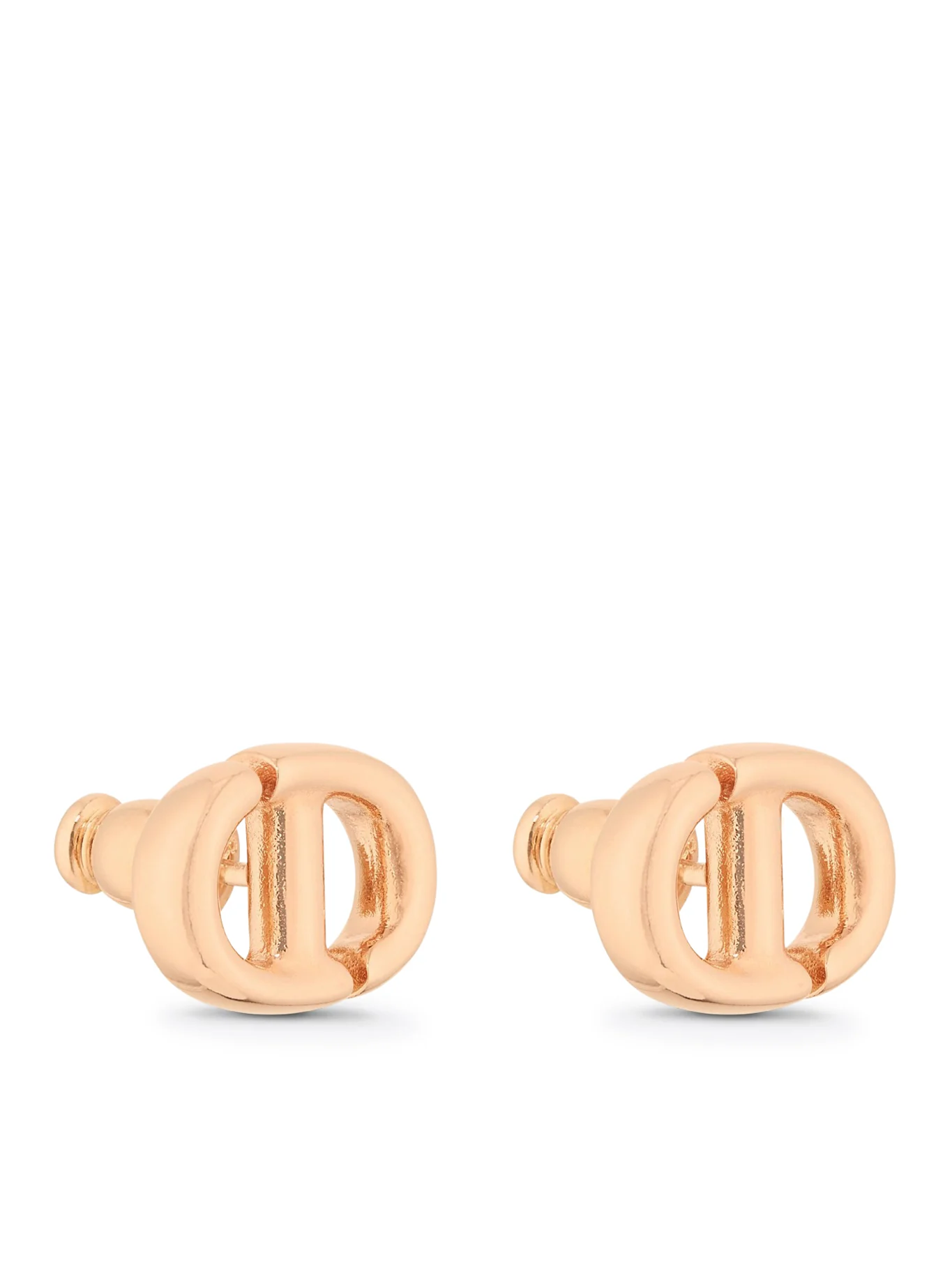 NAVY CD STUD EARRINGS - Image 2