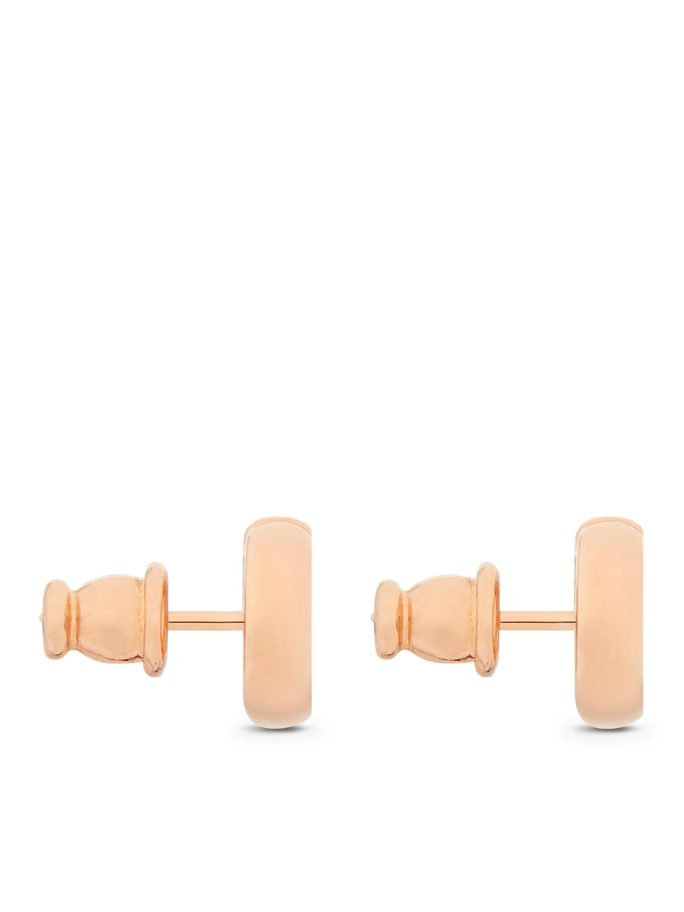 NAVY CD STUD EARRINGS - Image 3