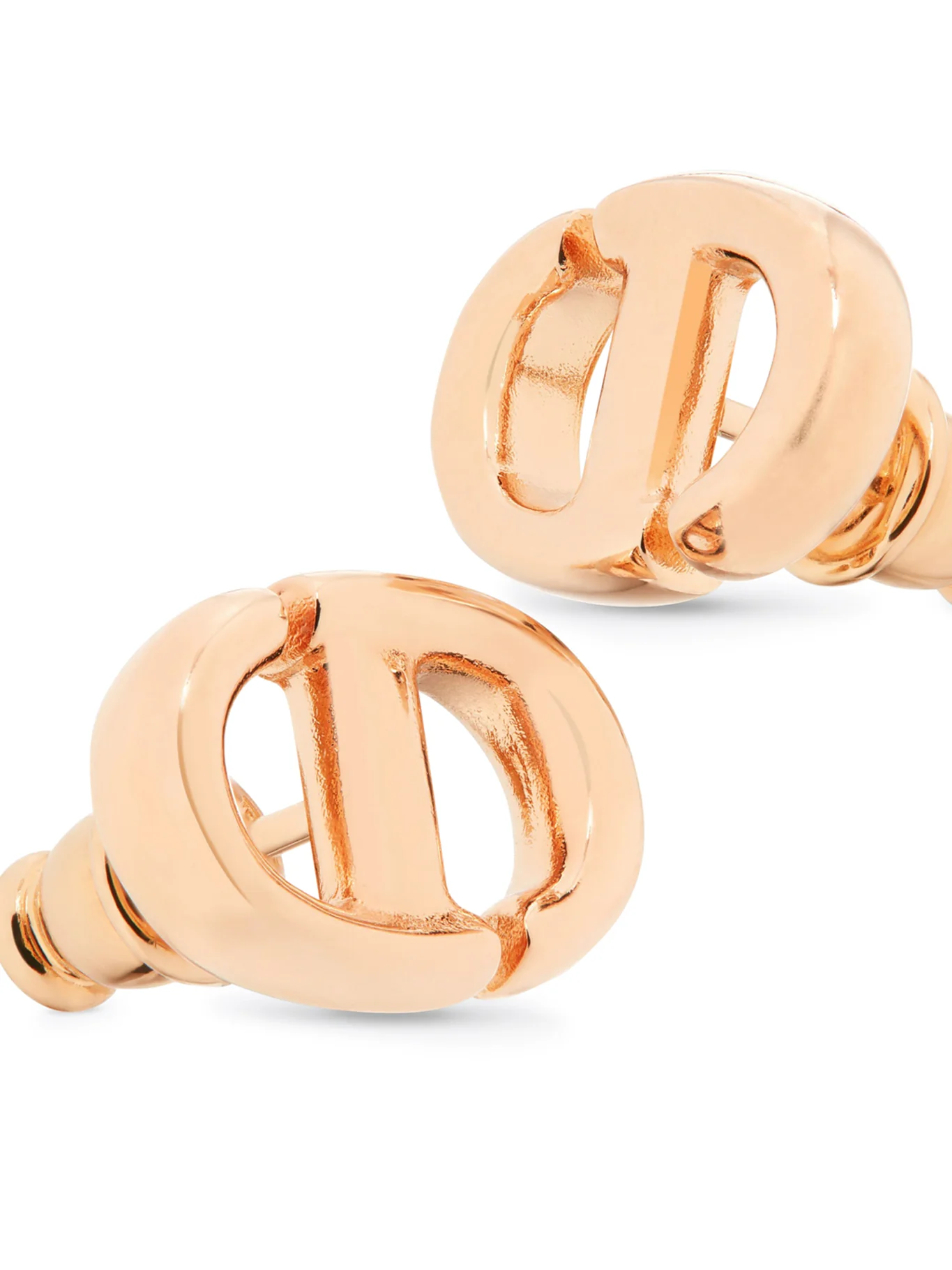 NAVY CD STUD EARRINGS - Image 4