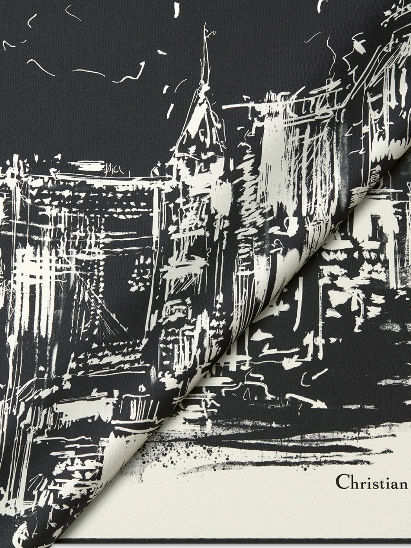 New York 90 square scarf - Image 5