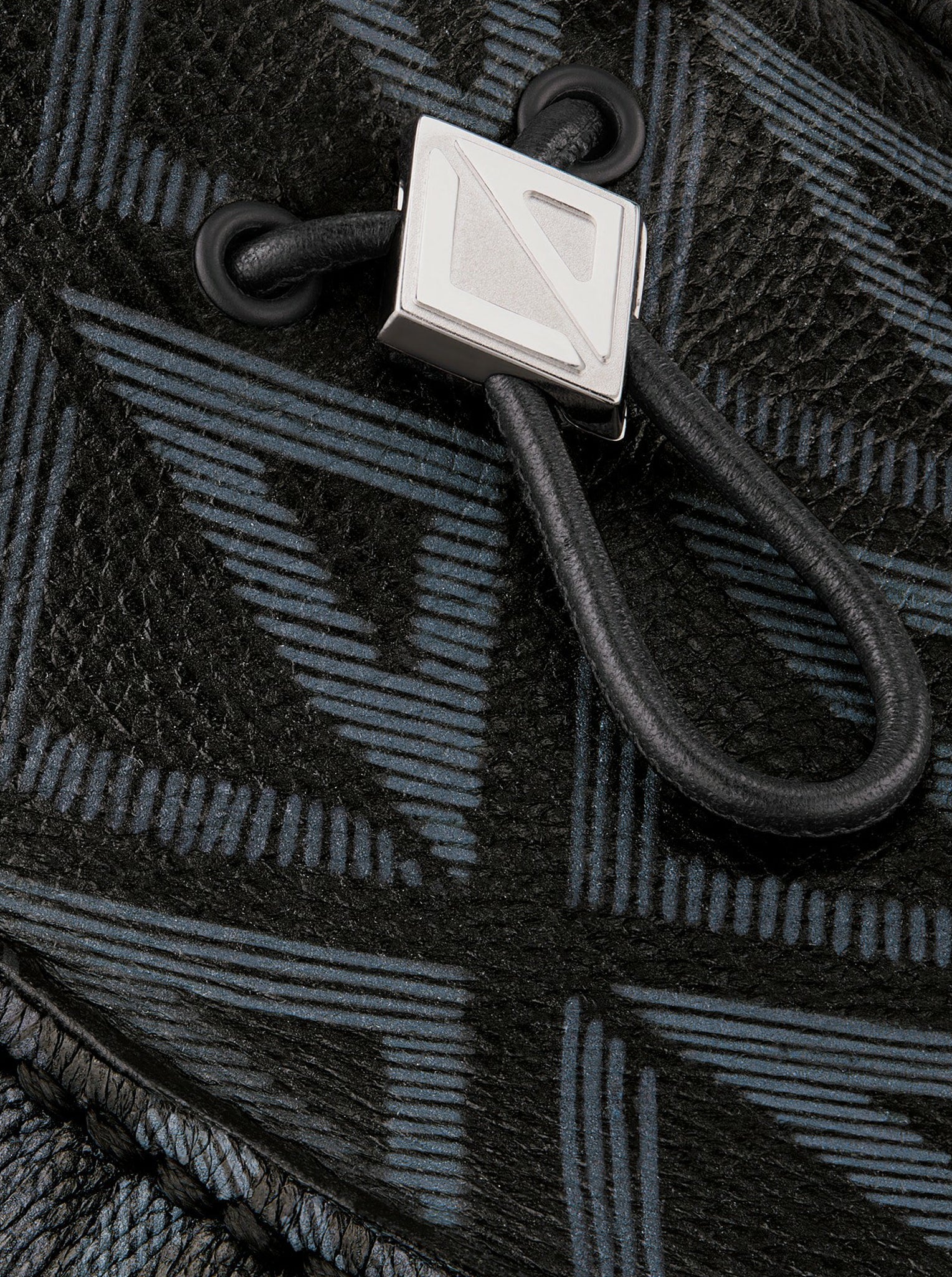 ODEON DRIVER in black CD Diamond grained leather - Image 6