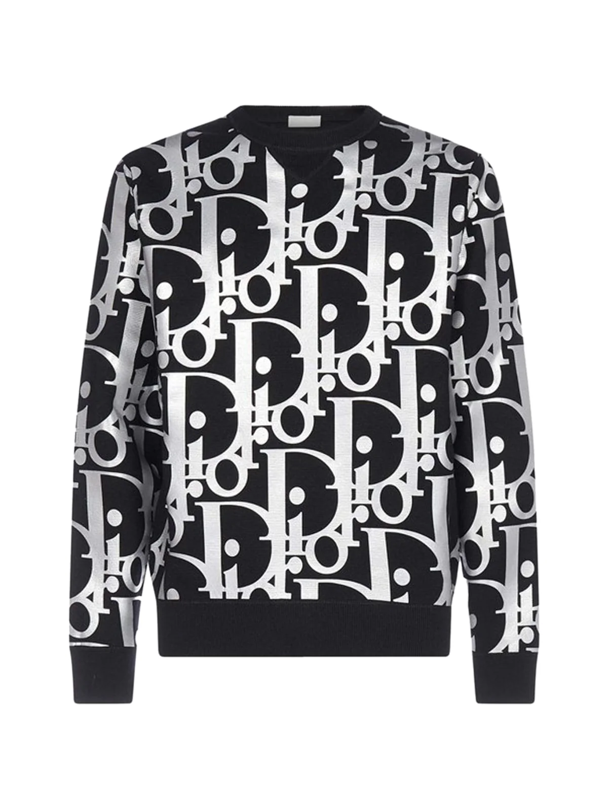 Oversized Reflective Dior Oblique Sweater