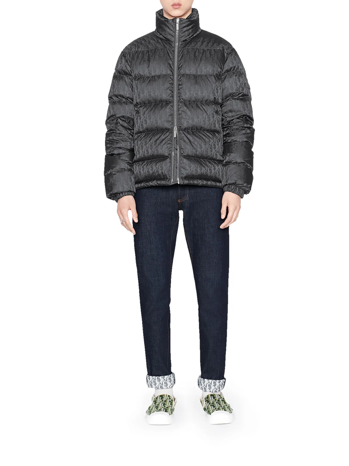 PADDED JACKET WITH DIOR OBLIQUE PRINT