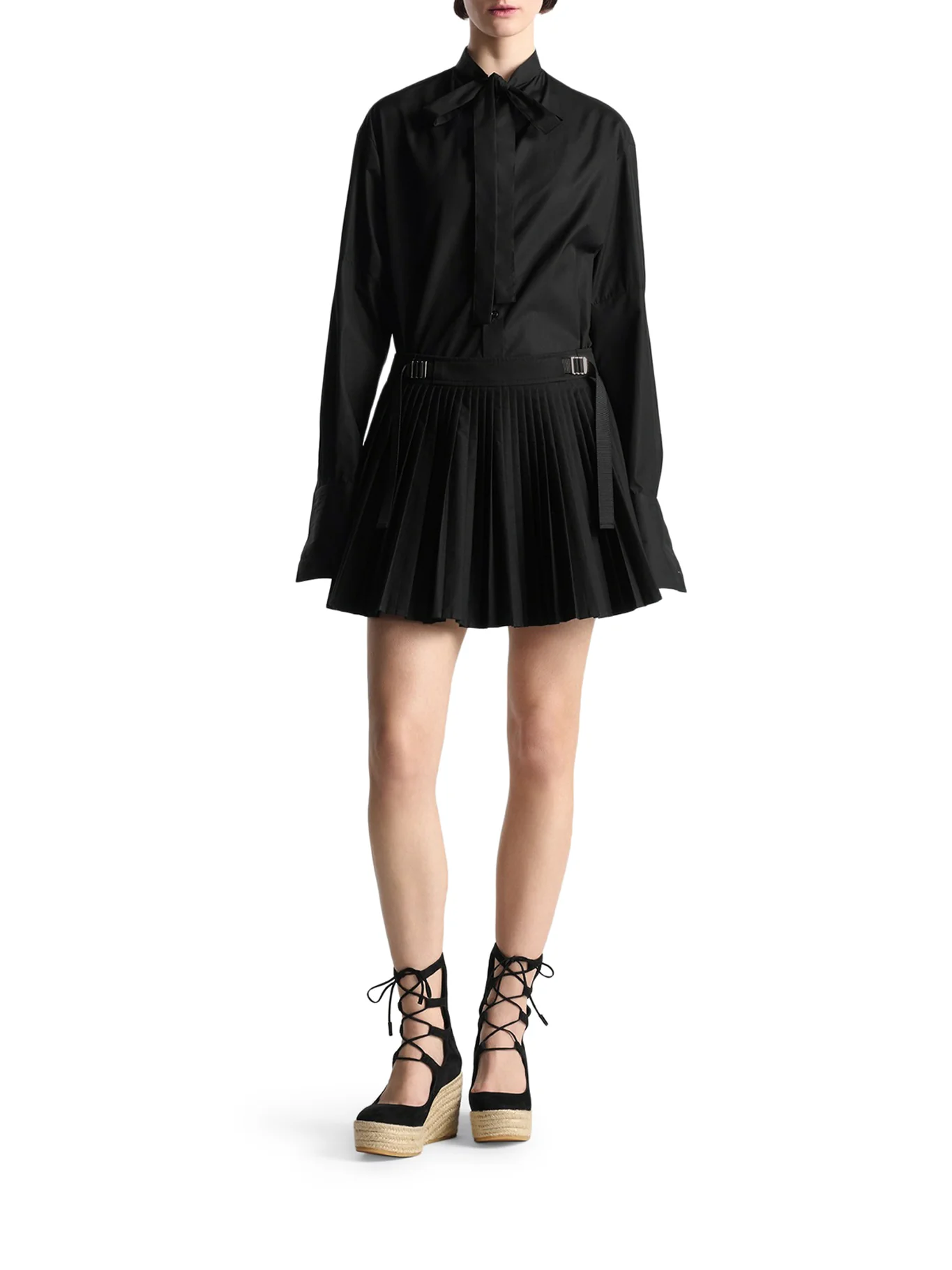 Pleated mini skirt - Image 2