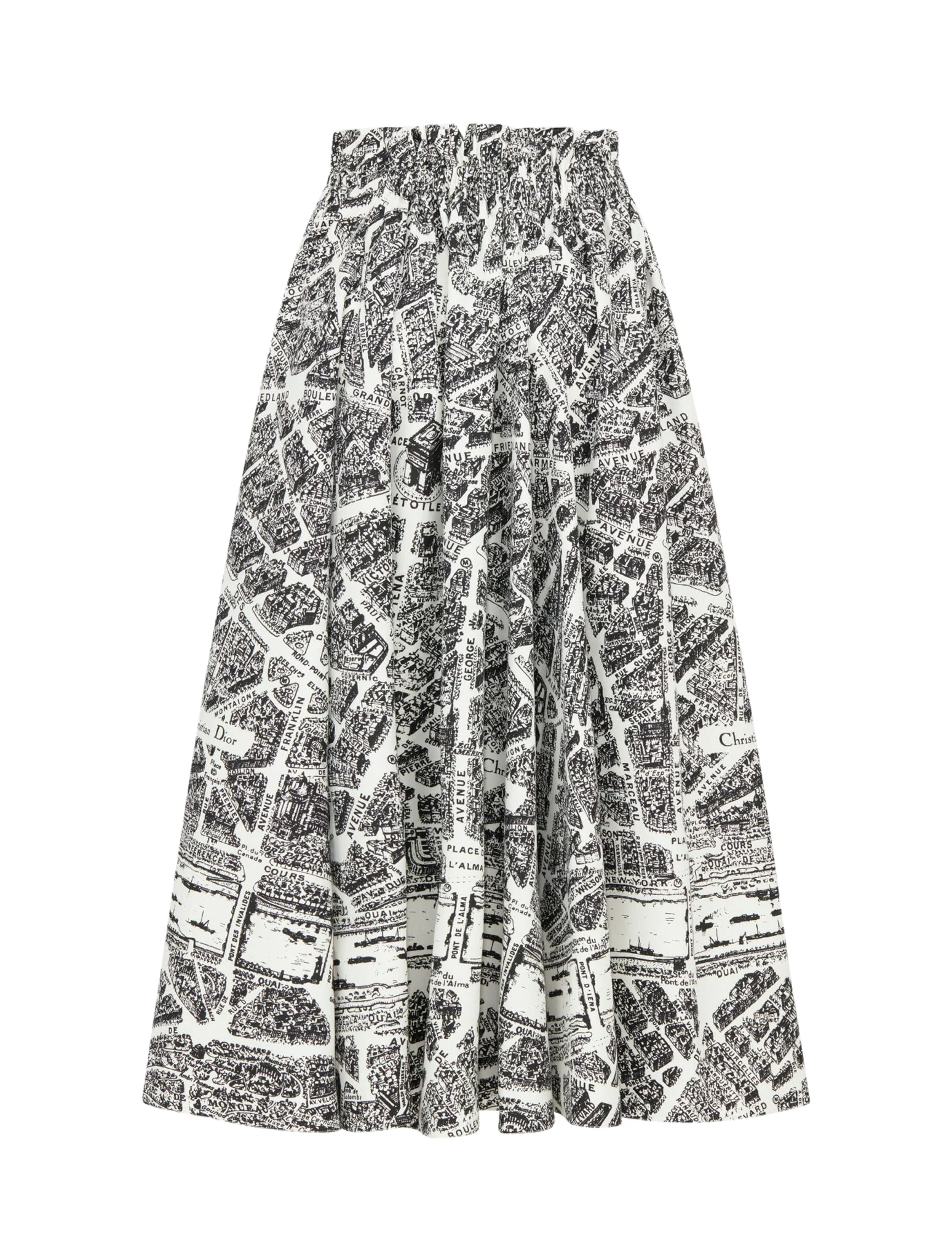 POPELINE MIDI SKIRT - Image 2