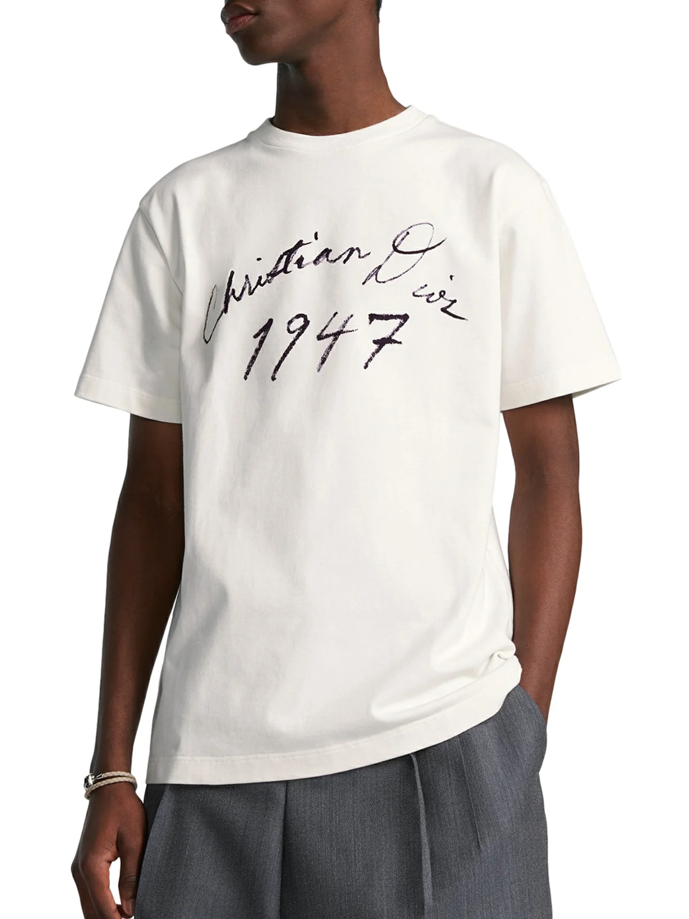 Relaxed fit T-shirt with handwritten Christian Dior signature - Image 2