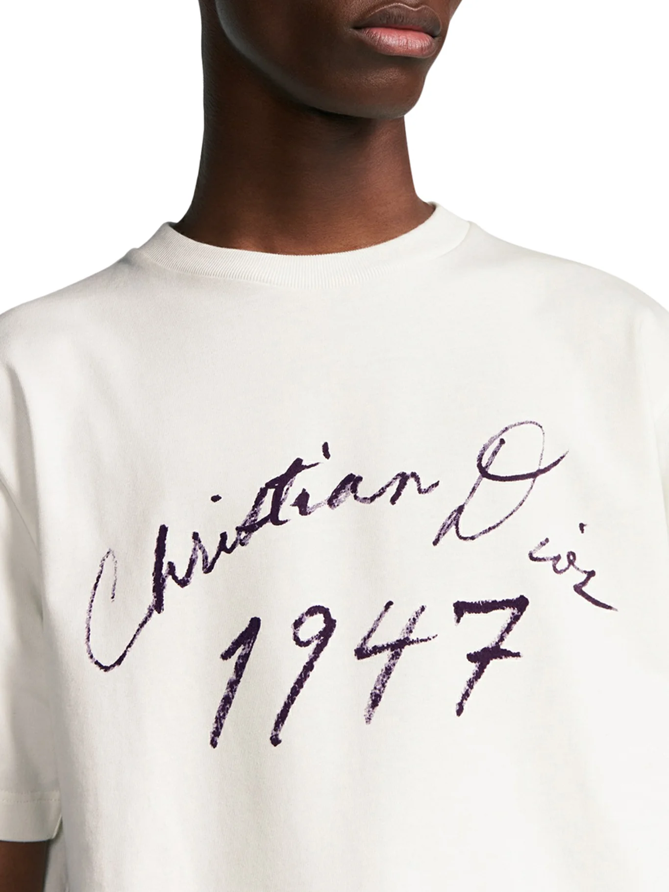 Relaxed fit T-shirt with handwritten Christian Dior signature - Image 4