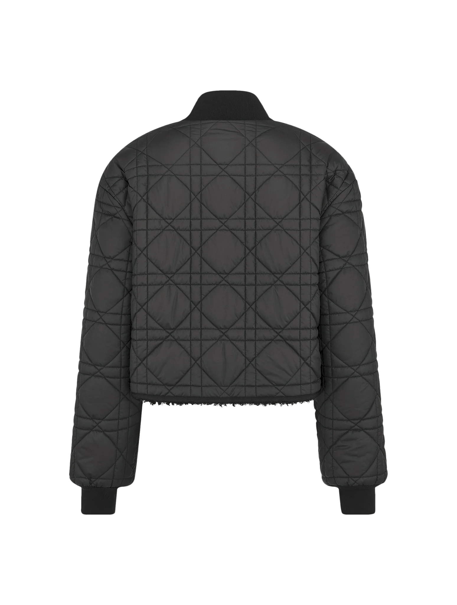 REVERSIBLE MACROCANNAGE BOMBER JACKET - Image 4