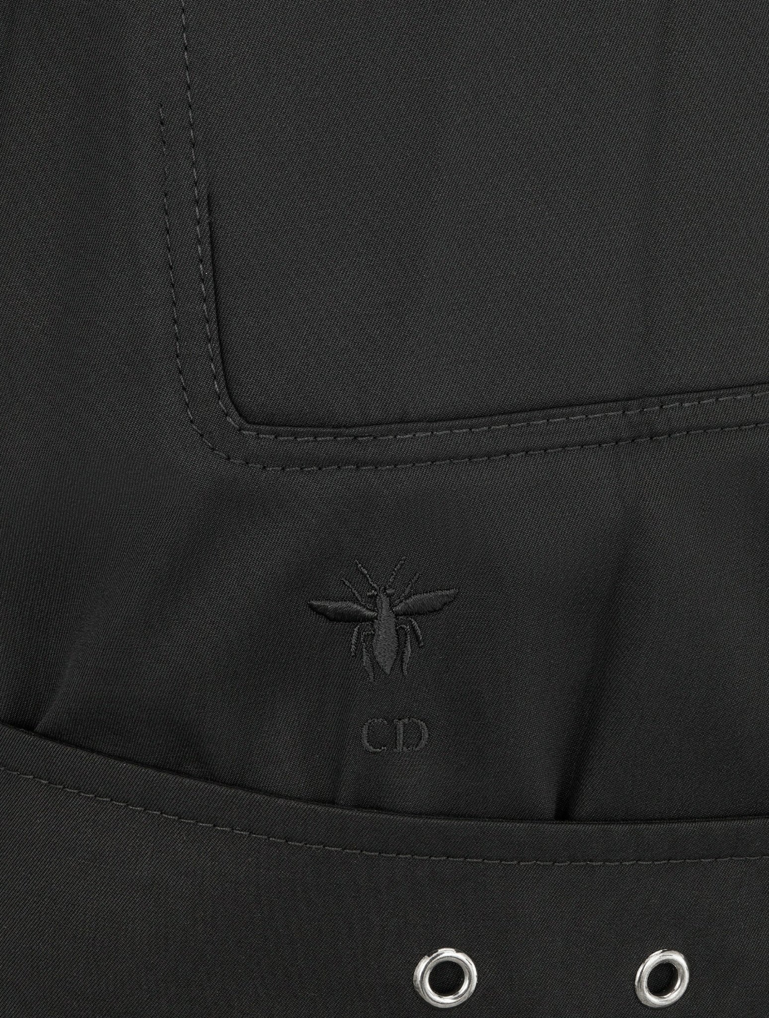 short dress in cotton gabardine - Image 7