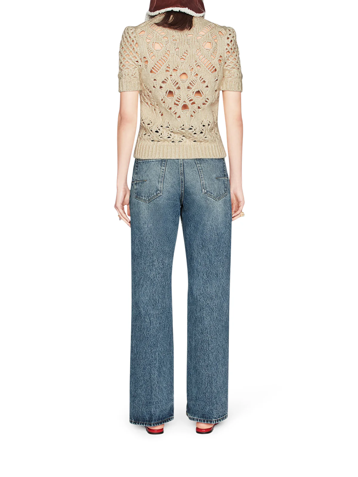 SHORT SLEEVE SWEATER - Image 4