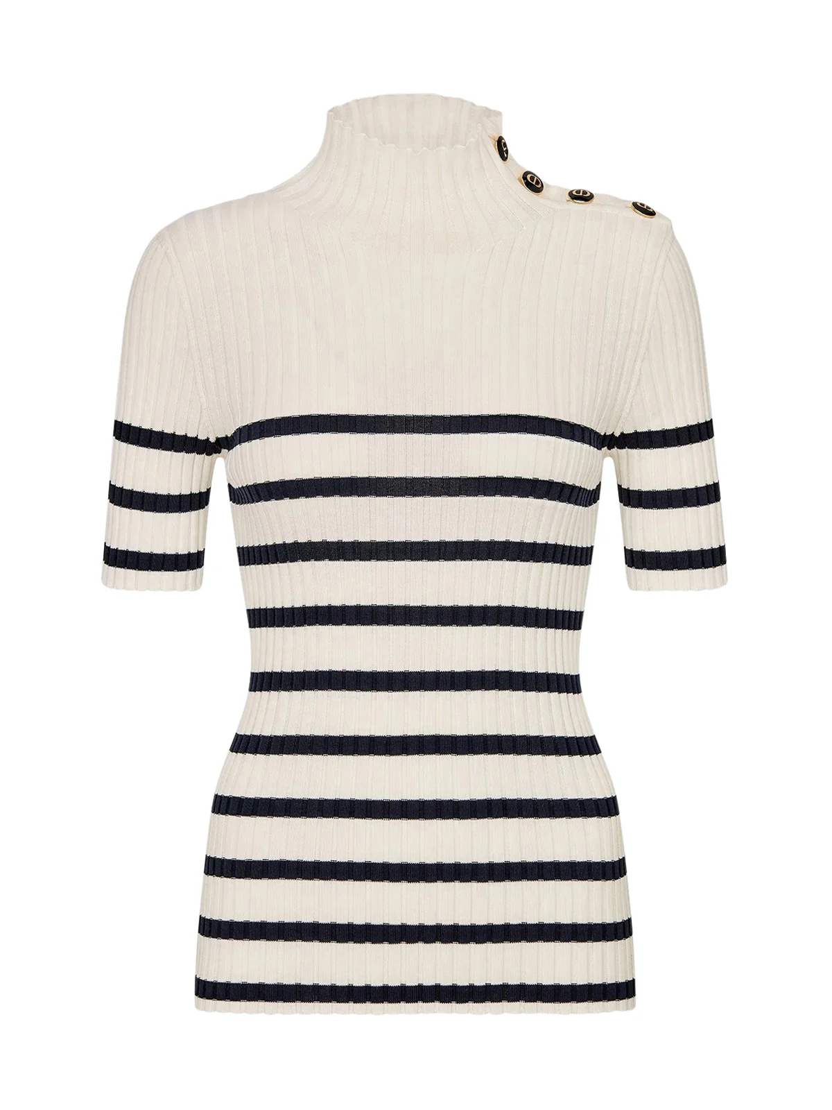 SHORT-SLEEVED SWEATER