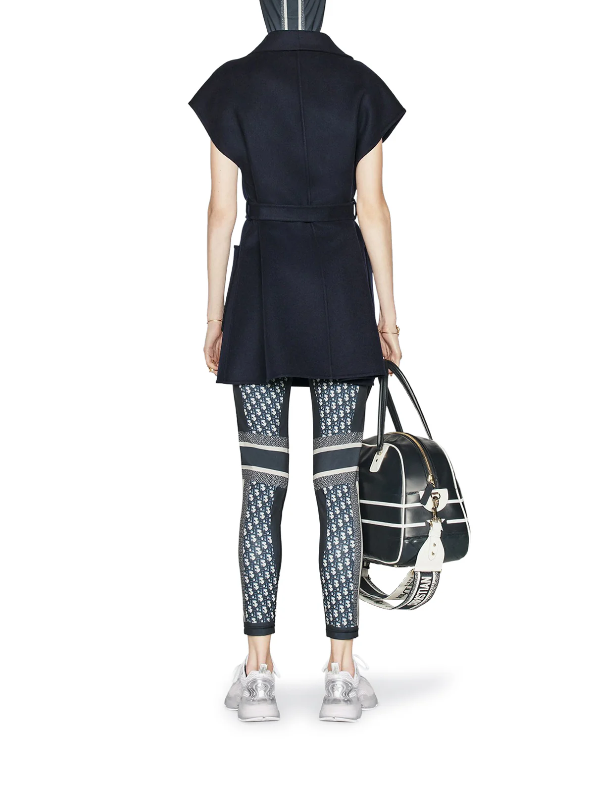 SLEEVELESS COAT WITH BELT - Image 3