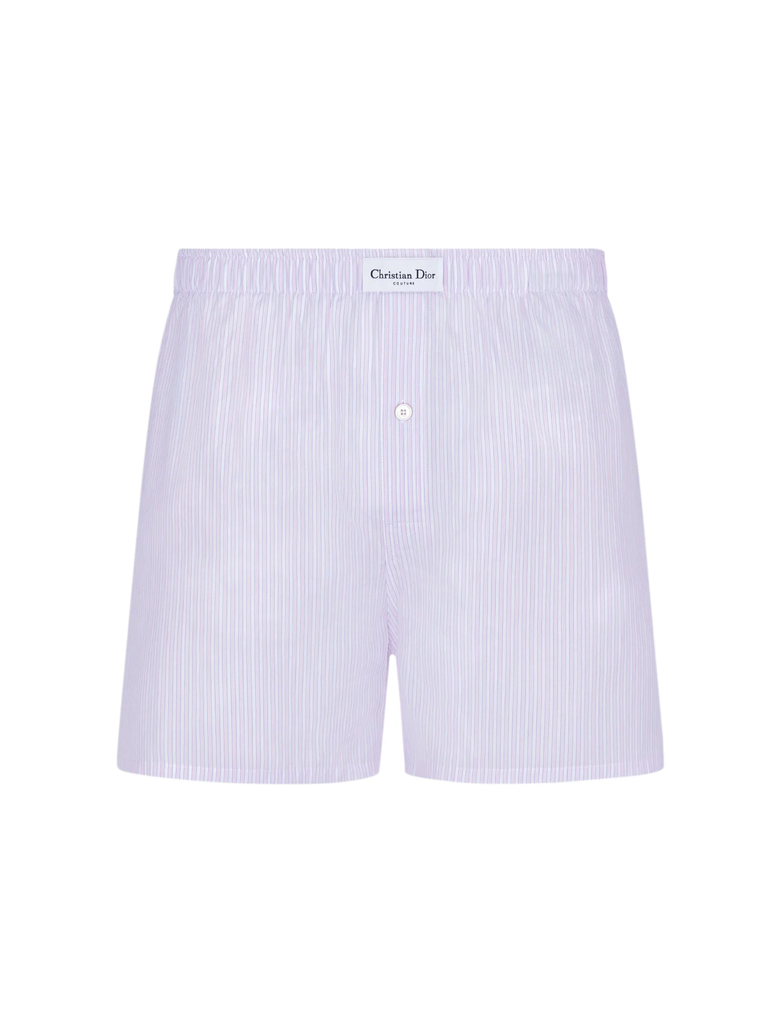Striped pink and white cotton poplin - Image 2
