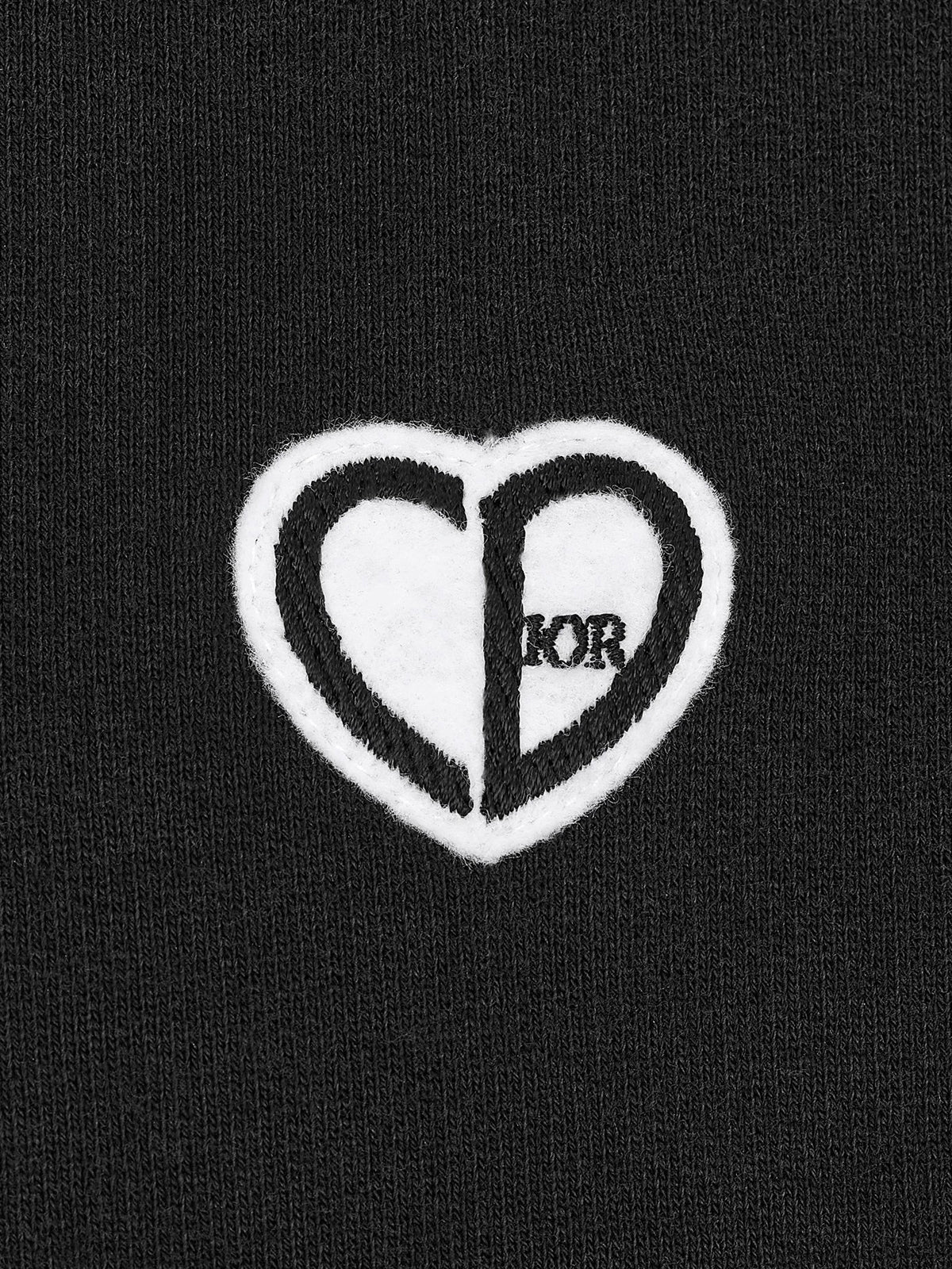 SWEATSHIRT WITH PATCH "CD HEART" - Image 3