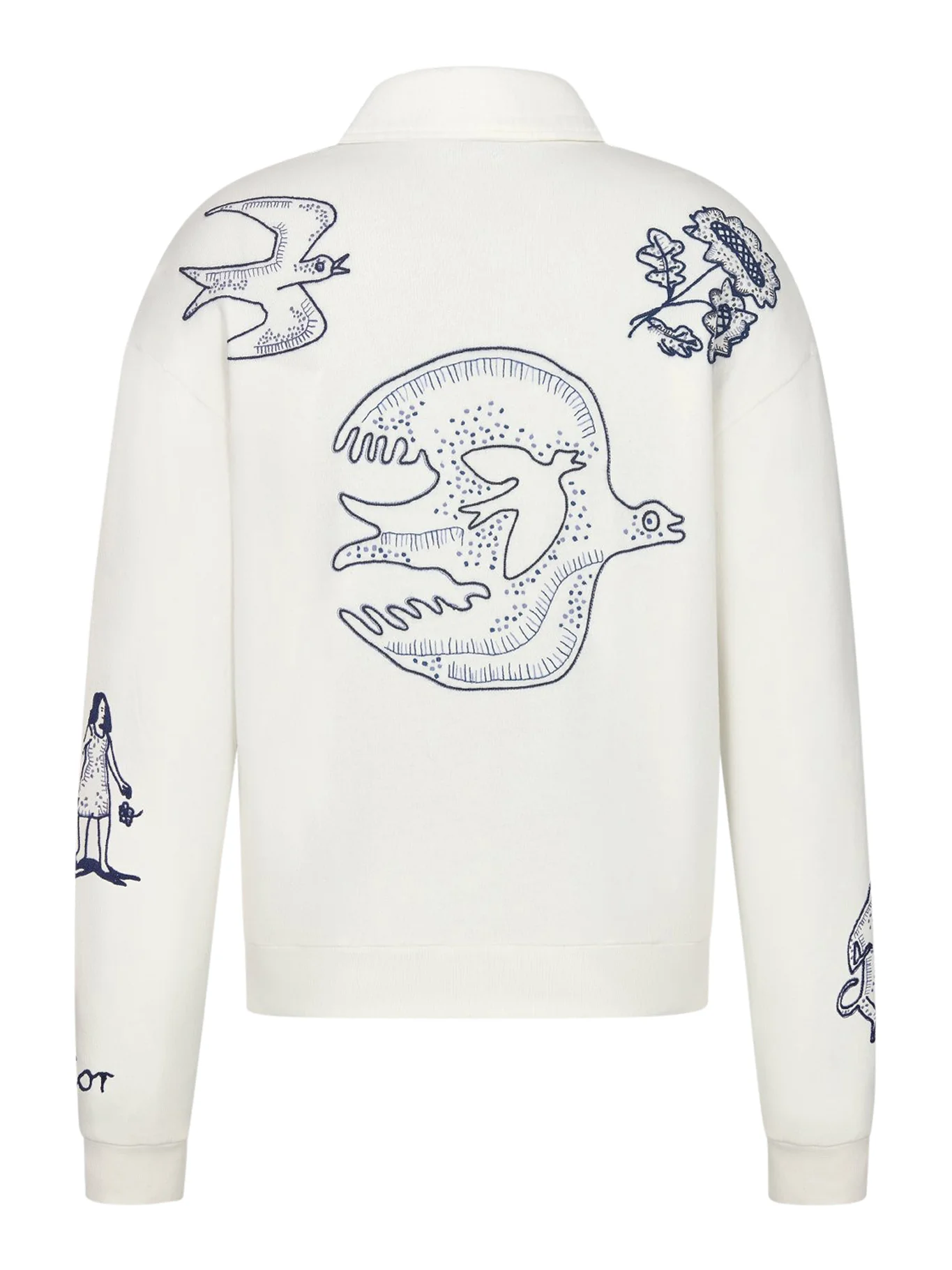 SWEATSHIRT WITH ZIP ON THE COLLAR - Image 2