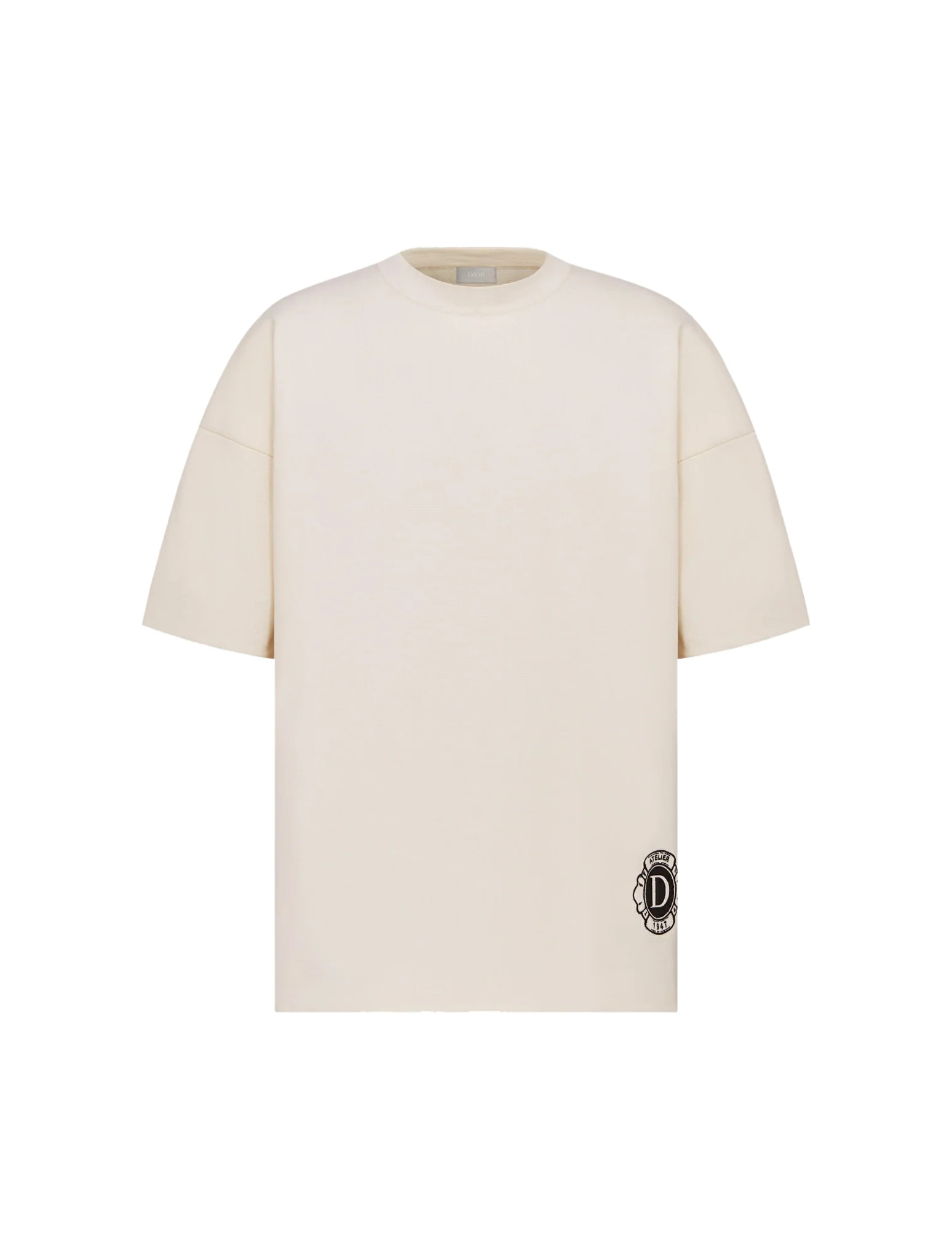 T-shirts Ecru cotton and silk jersey
