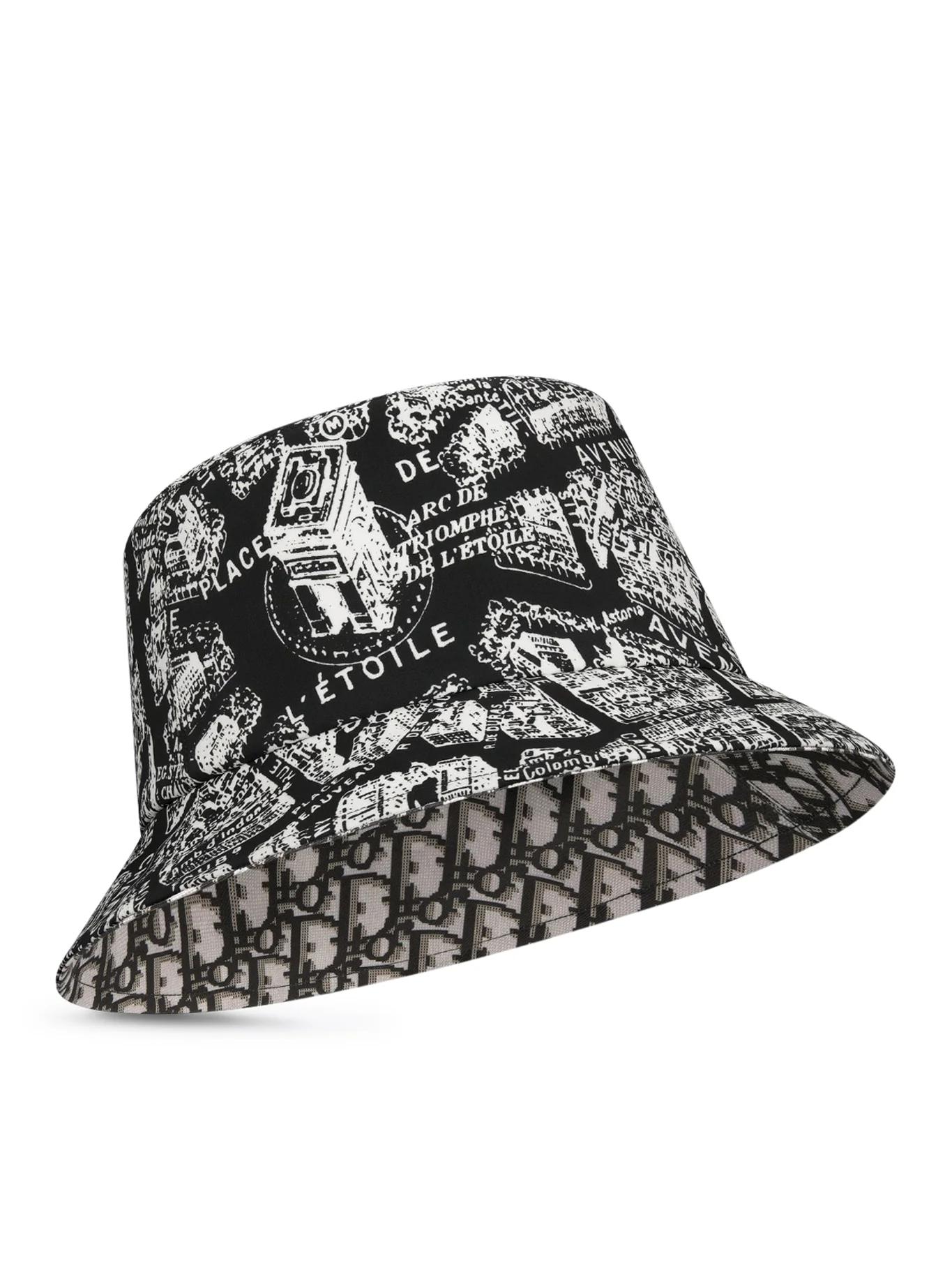 TEDDY-D PLAN DE PARIS REVERSIBLE NARROW BRIM FISHERMAN`S HAT - Image 2
