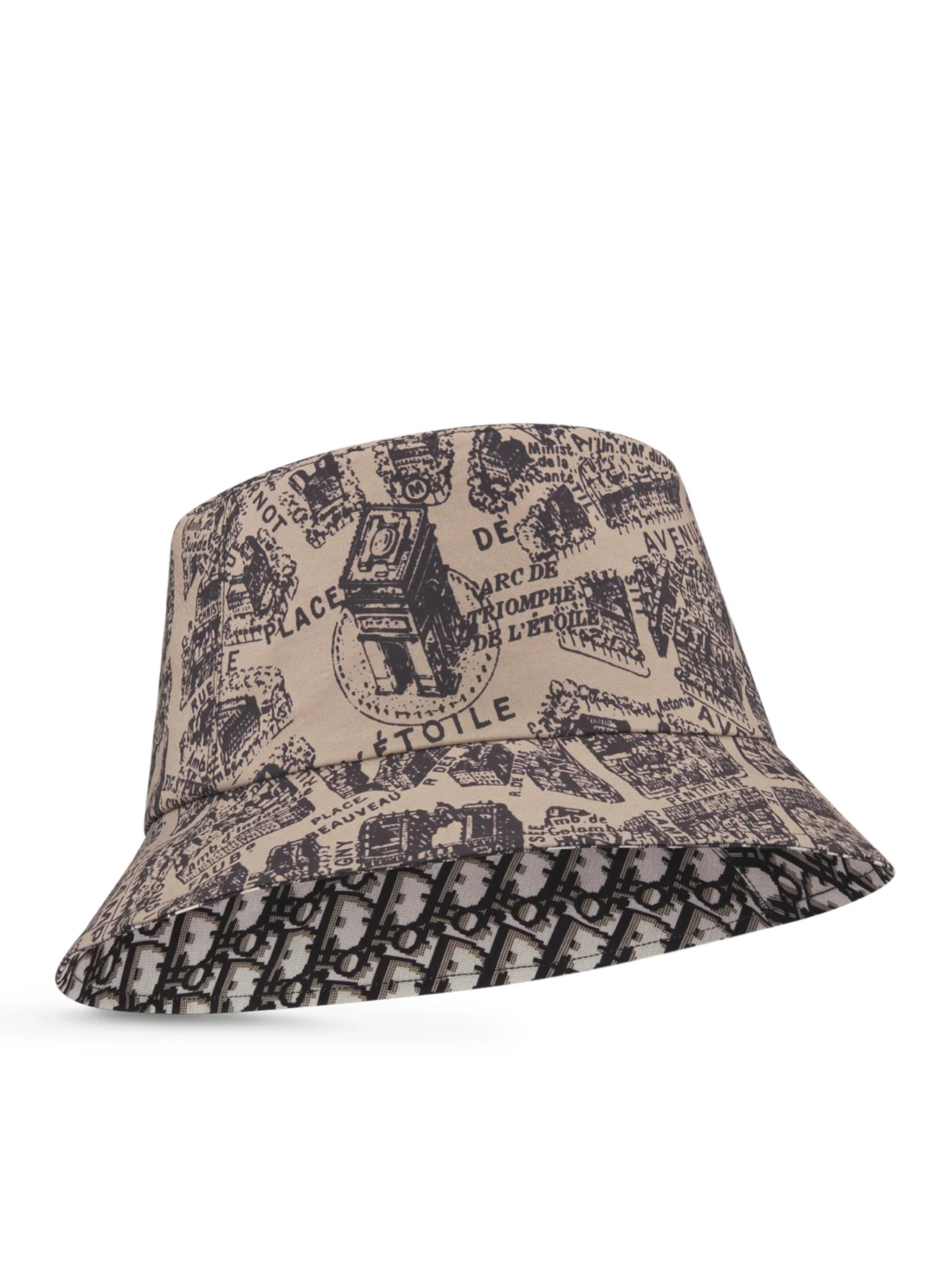 TEDDY-D PLAN DE PARIS REVERSIBLE NARROW BRIM FISHERMAN`S HAT - Image 2