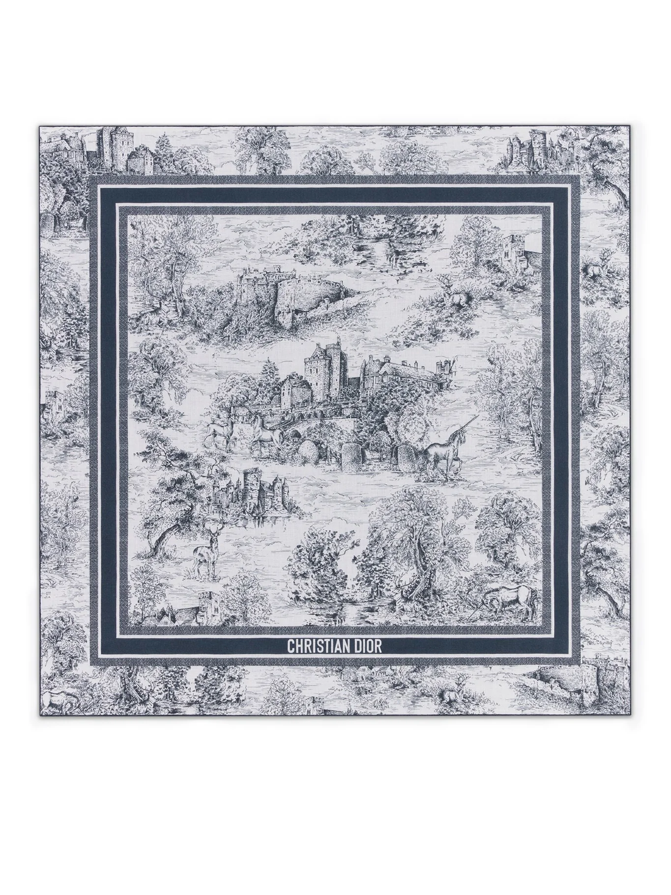 Toile de Jouy Scotland shawl