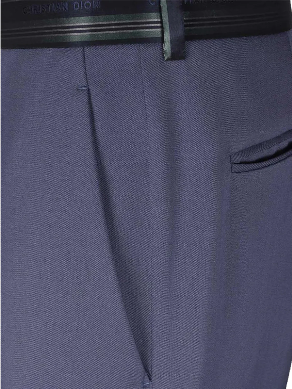 TROUSERS WITH BELT "CHRISTIAN DIOR" - Image 4