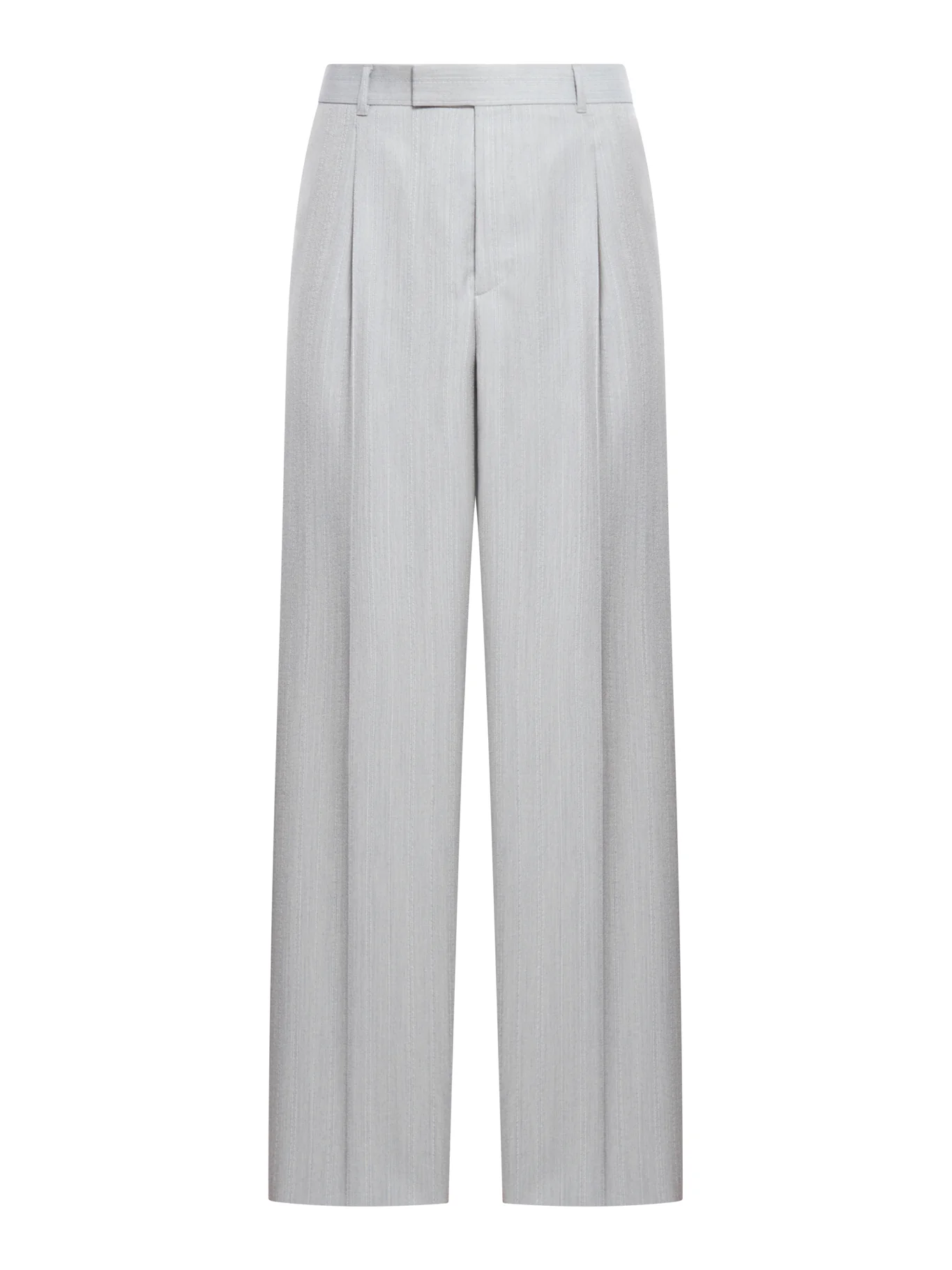 trousers with pleats