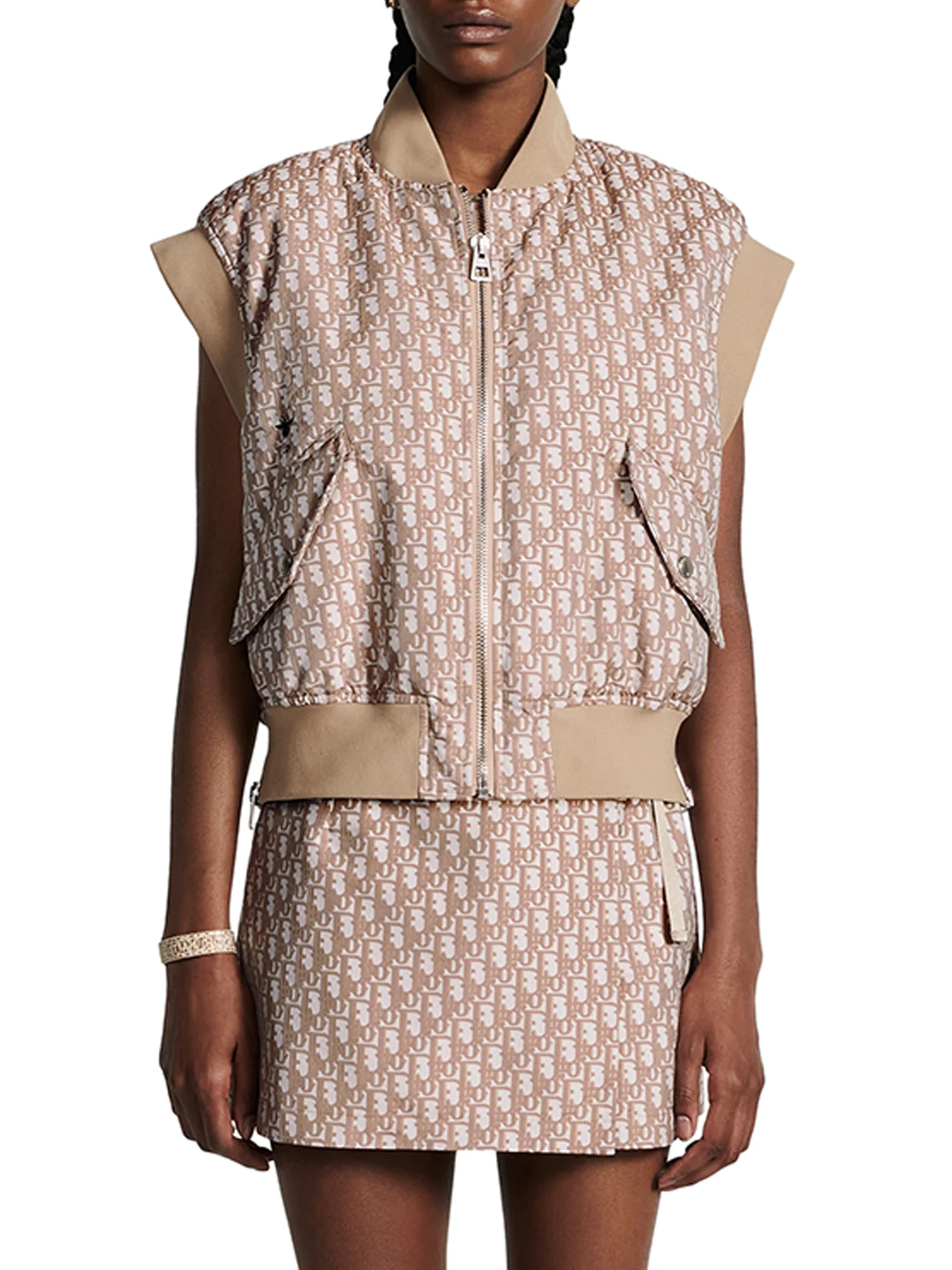 VEST Rose des vents technical taffeta with Dior Oblique motif - Image 2