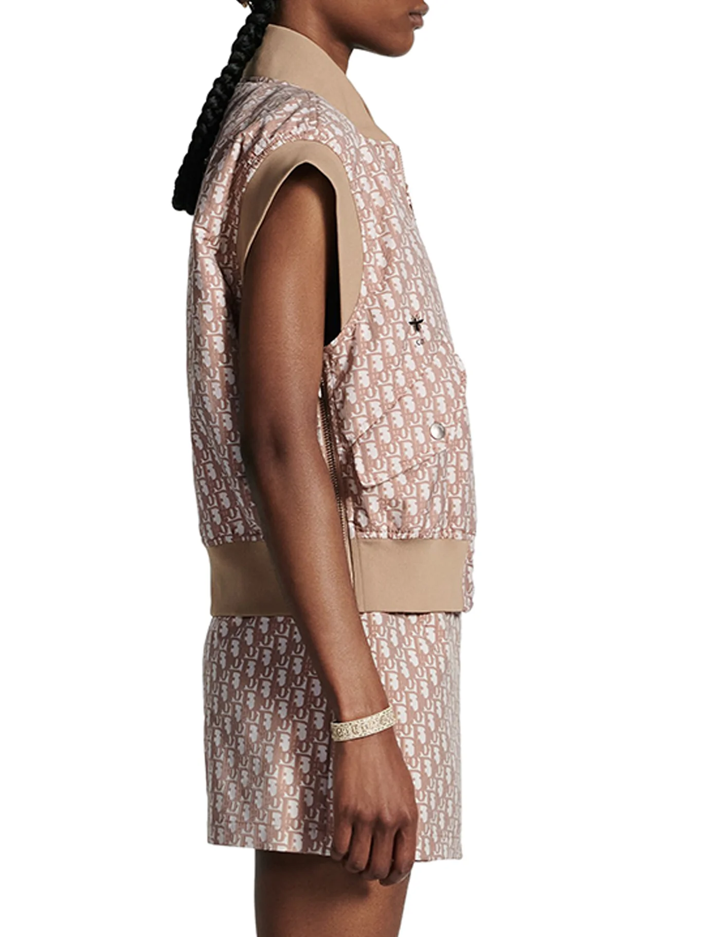 VEST Rose des vents technical taffeta with Dior Oblique motif - Image 3