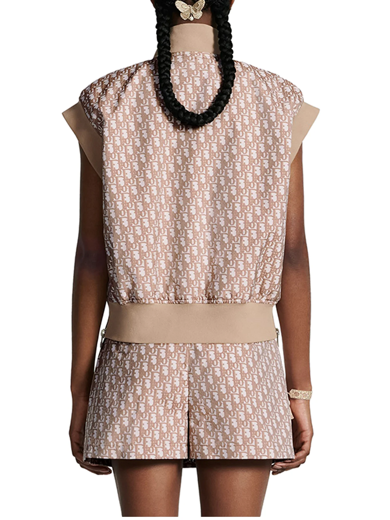 VEST Rose des vents technical taffeta with Dior Oblique motif - Image 4