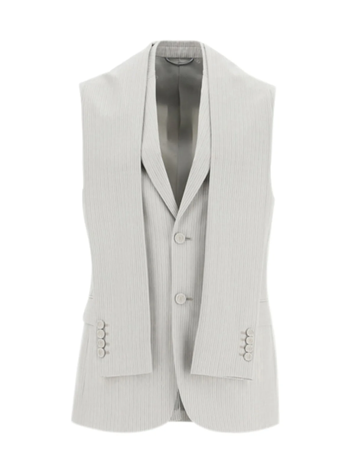 vest with pointed lapels - Image 2