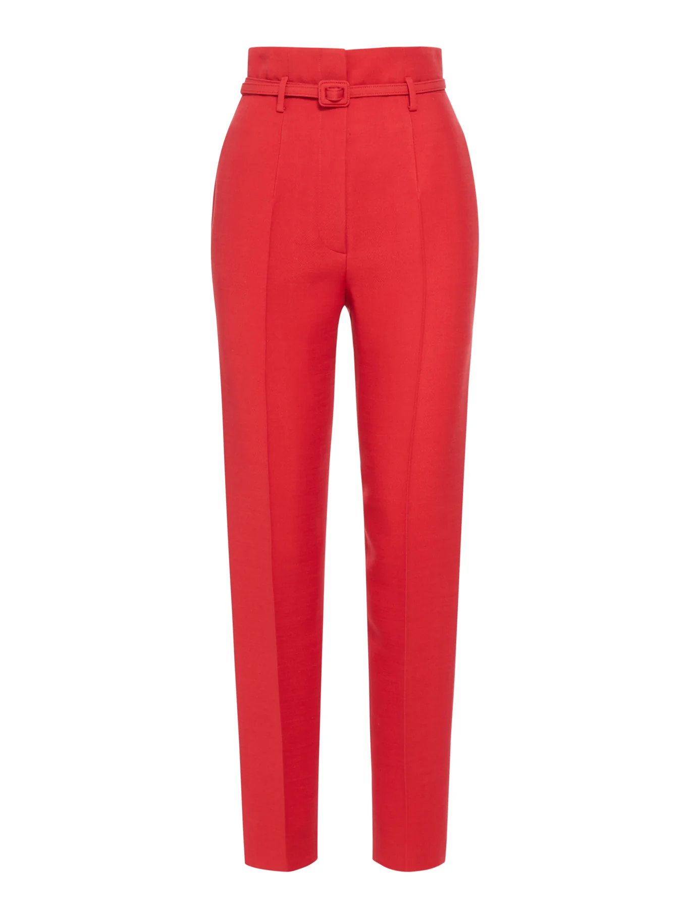 WOOL AND SILK BLEND TROUSERS