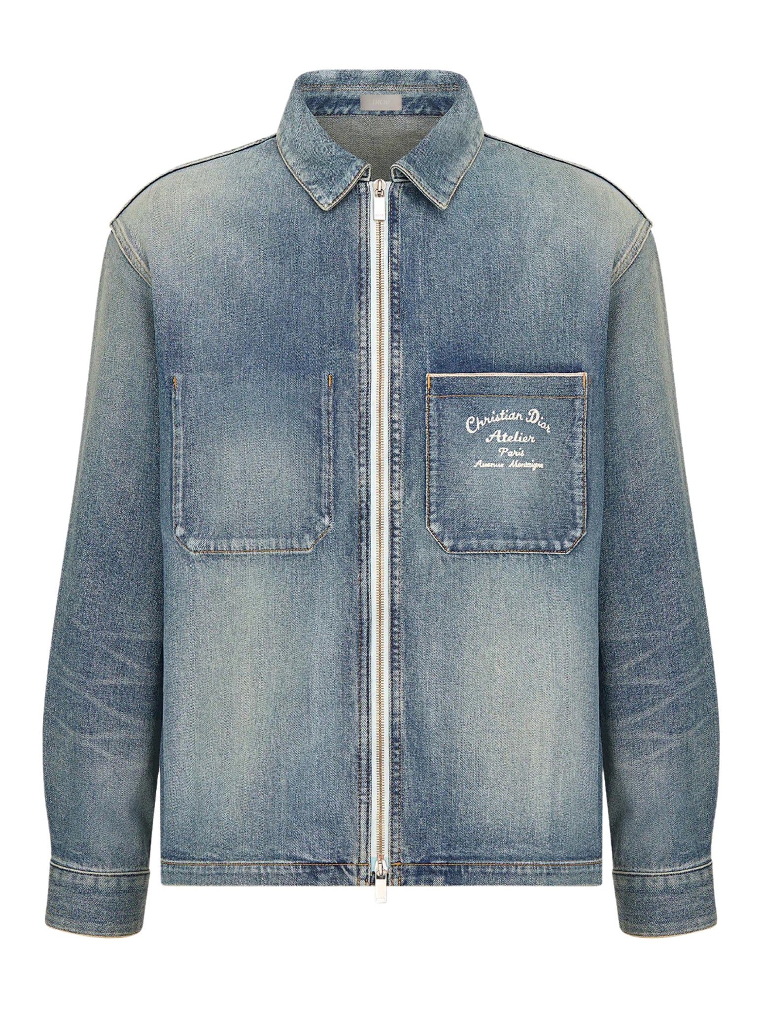 ZIPPED DENIM JACKET