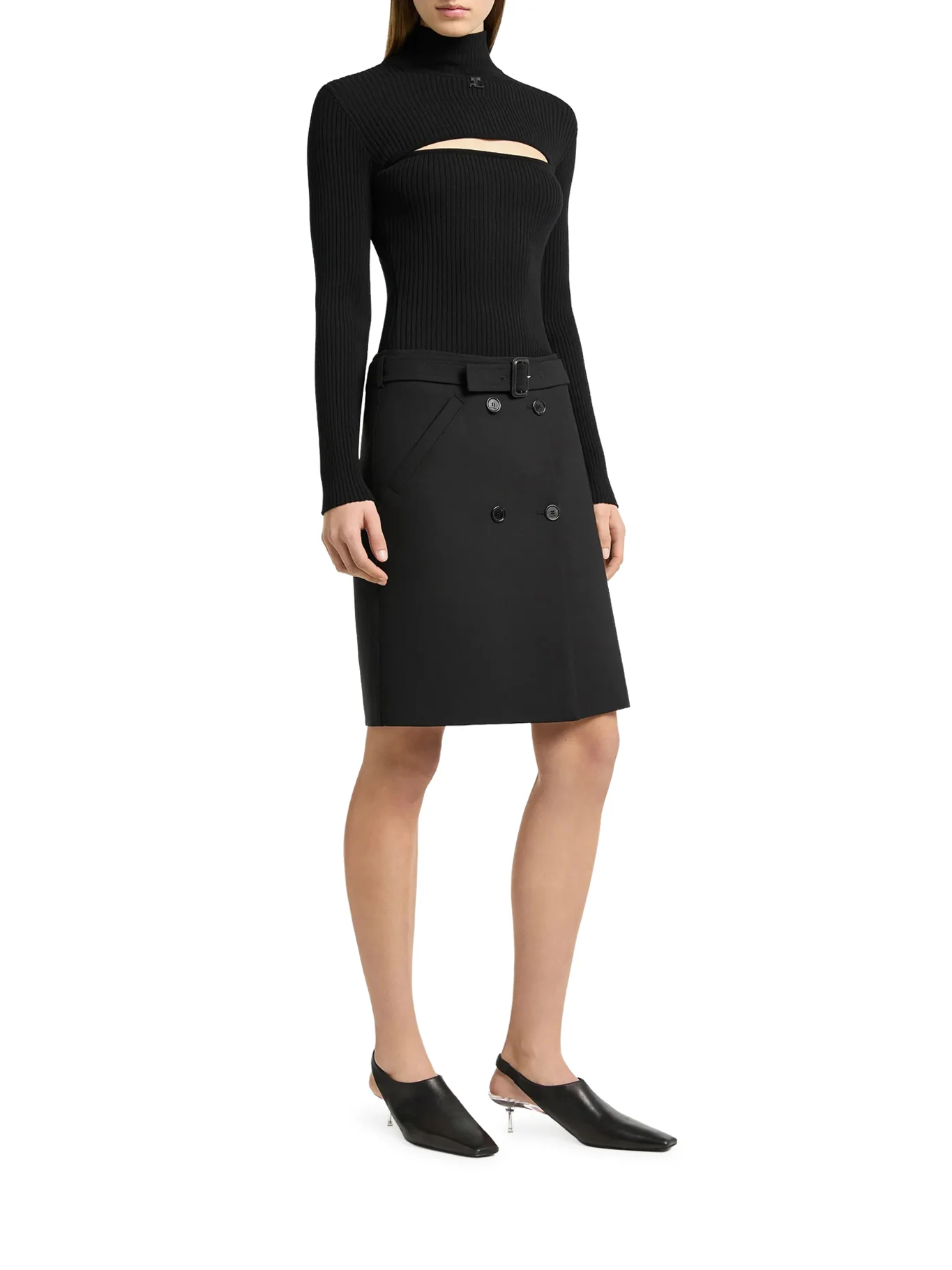 RIBBED SWEATER WITH CUT-OUT DETAIL - Image 4