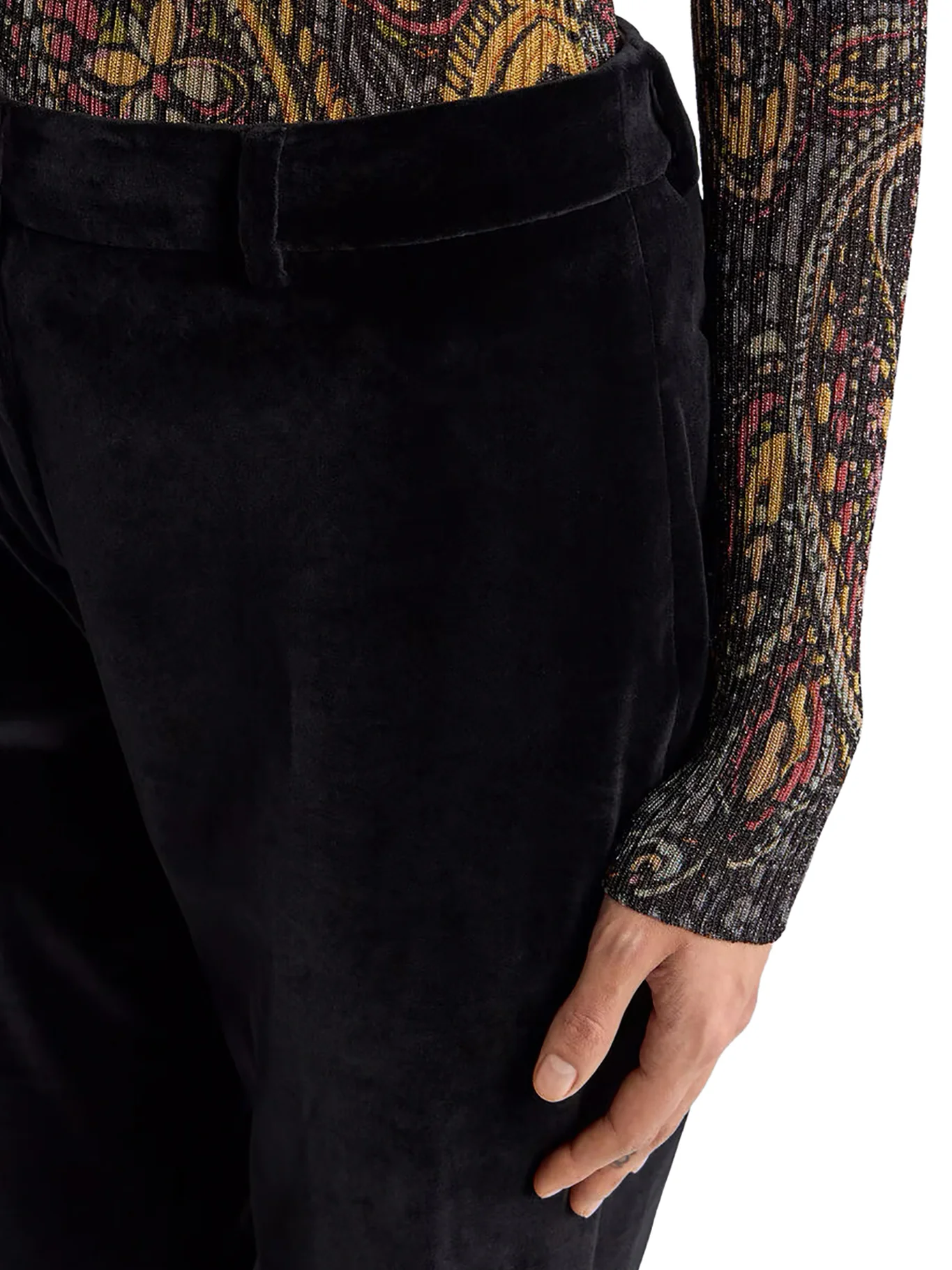 COTTON VELVET TROUSERS - Image 5