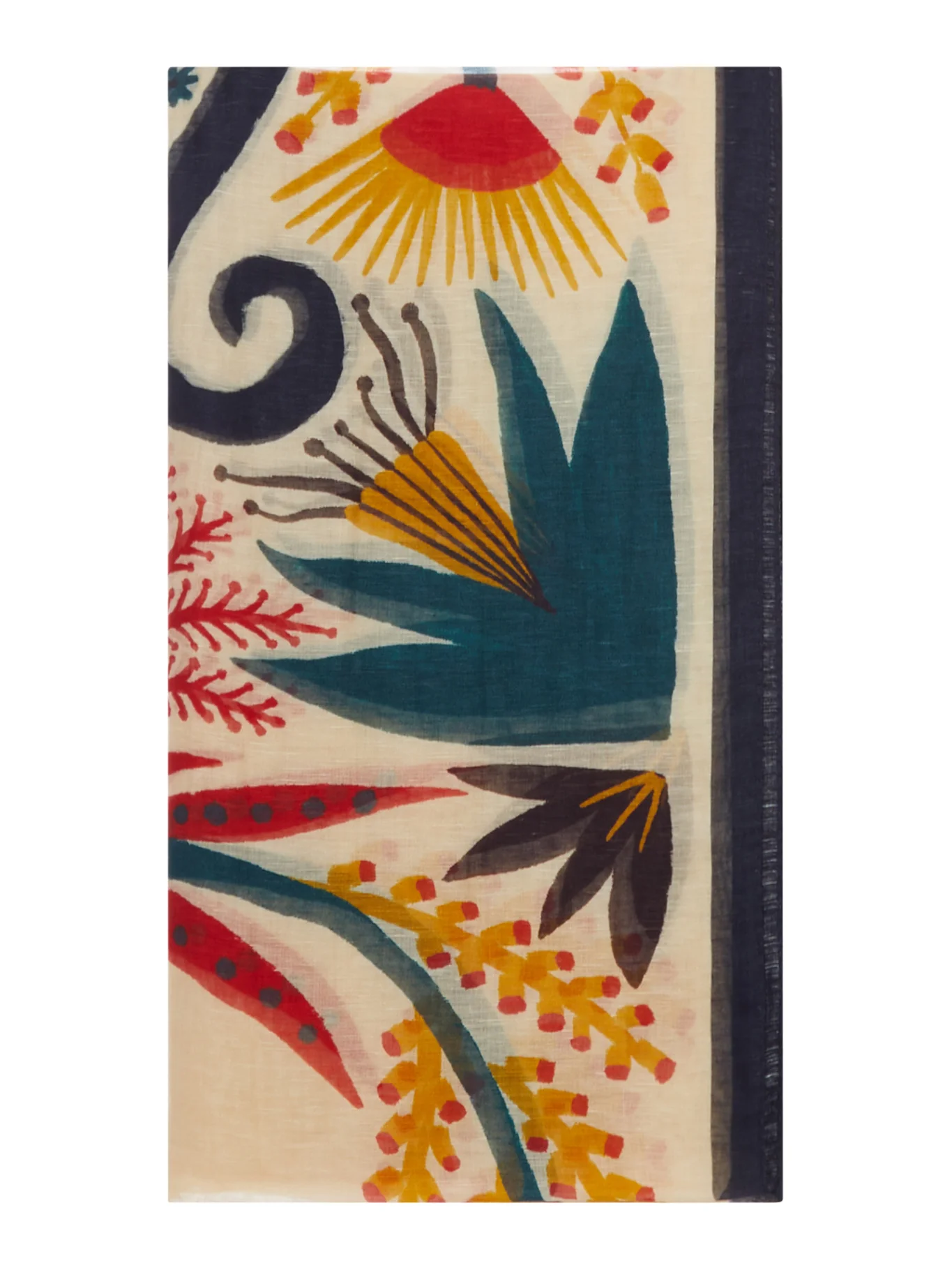 MODAL SCARF WITH MIRROR PRINT - Image 2