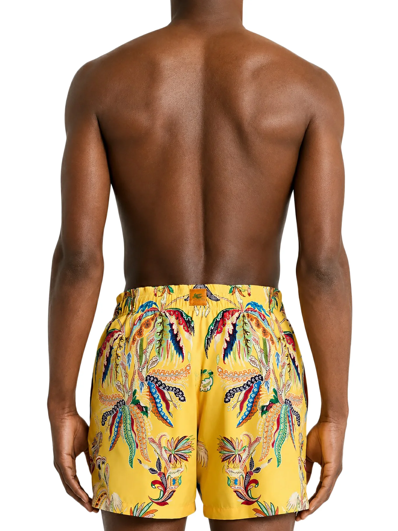 SWIMSUIT WITH PLACED PRINT - Image 3