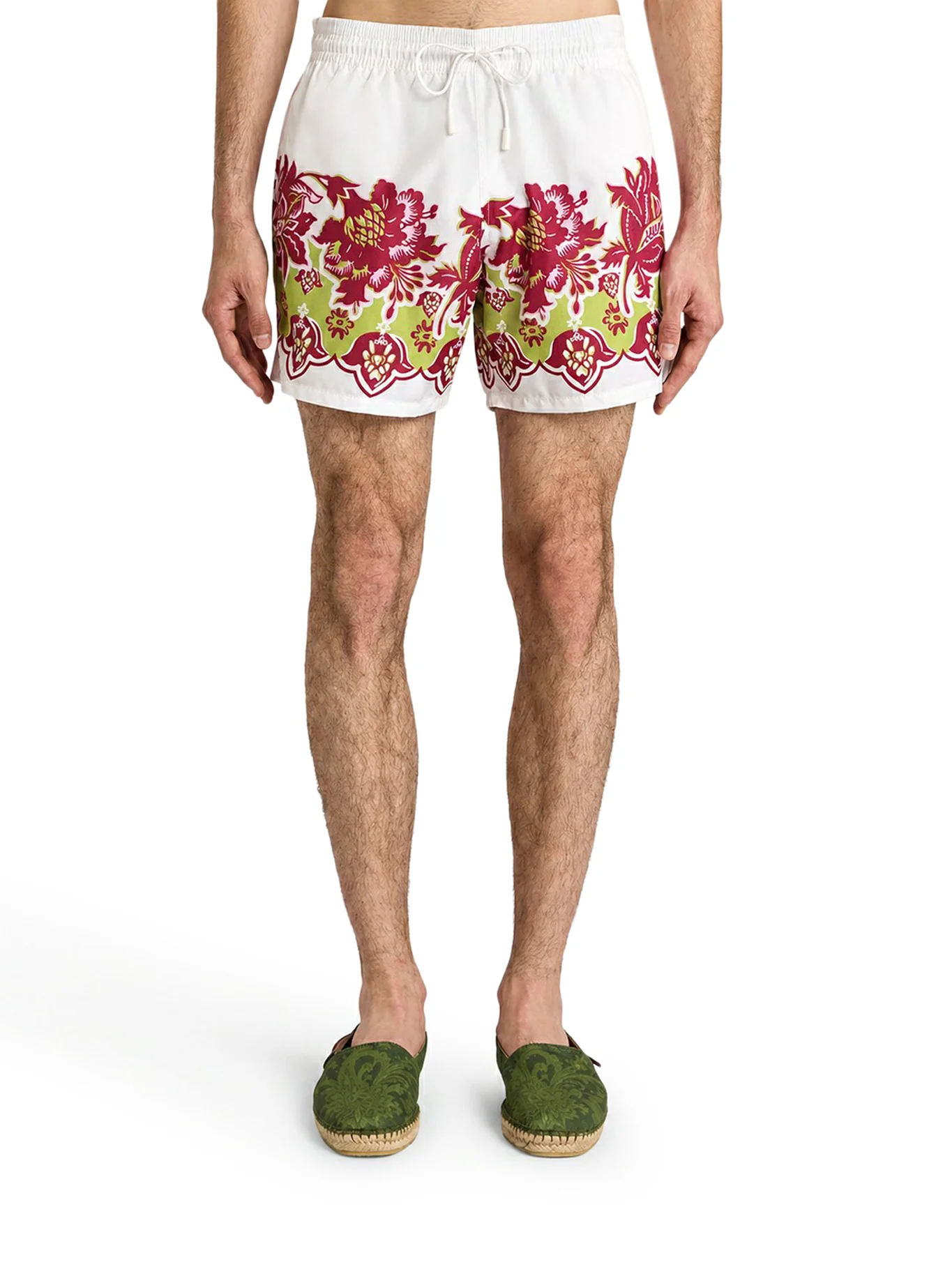 SWIMWEAR WITH PLACED FLORAL PRINT - Image 2