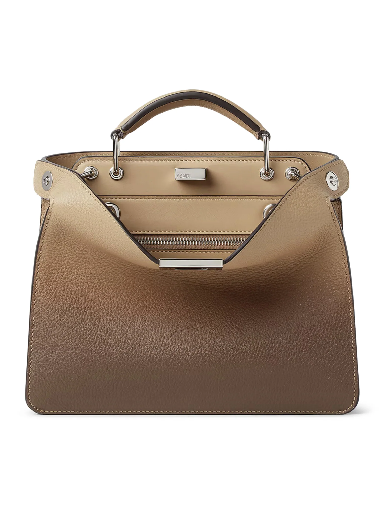PEEKABOO ISEEU SMALL LEATHER BAG