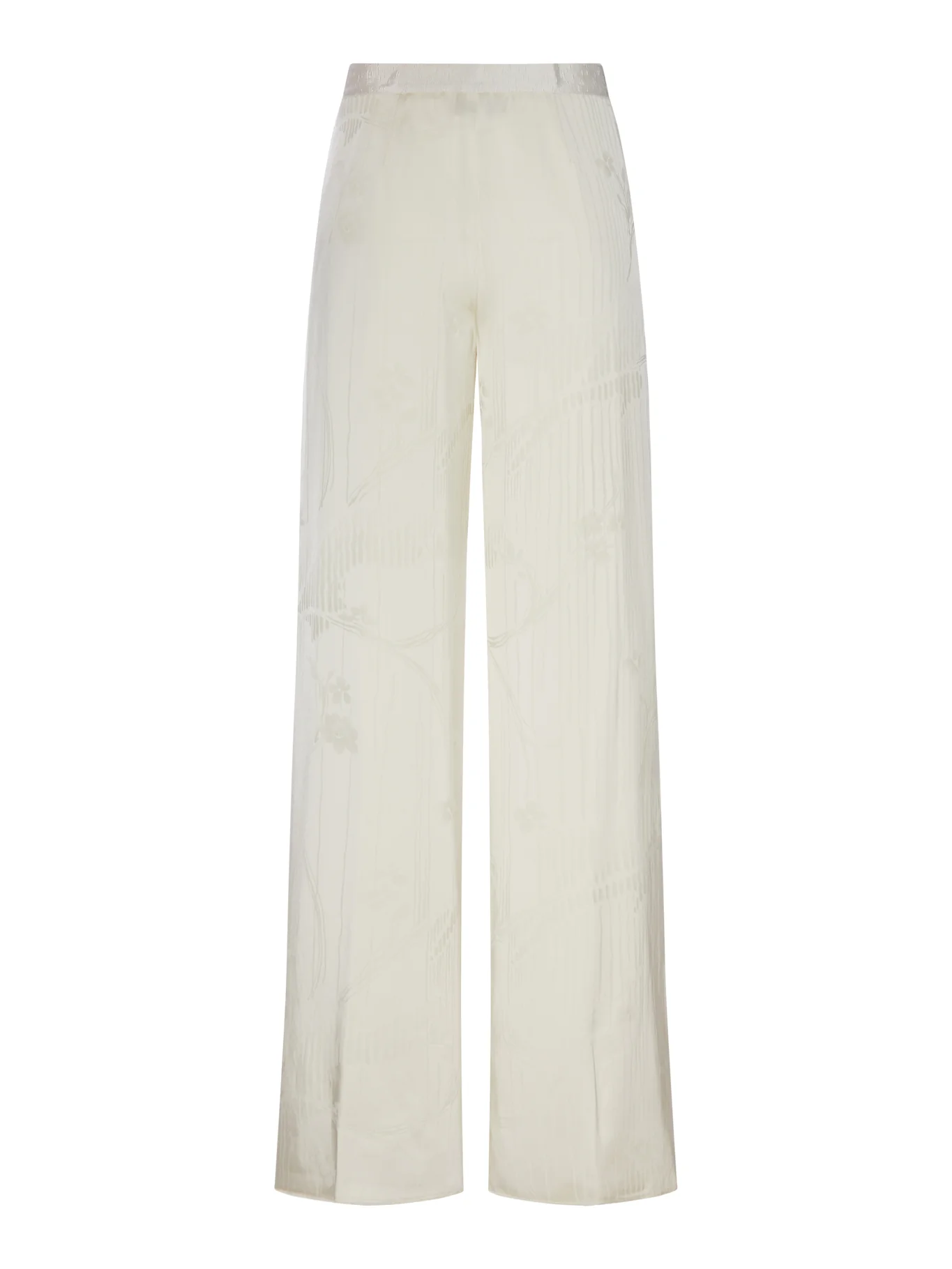 WIDE-LEG JACQUARD TROUSERS - Image 2