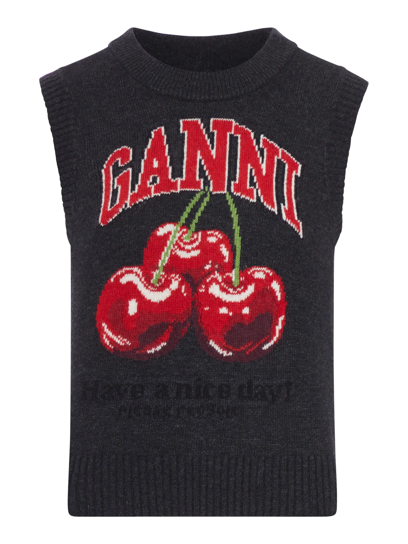 GRAPHIC WOOL VEST