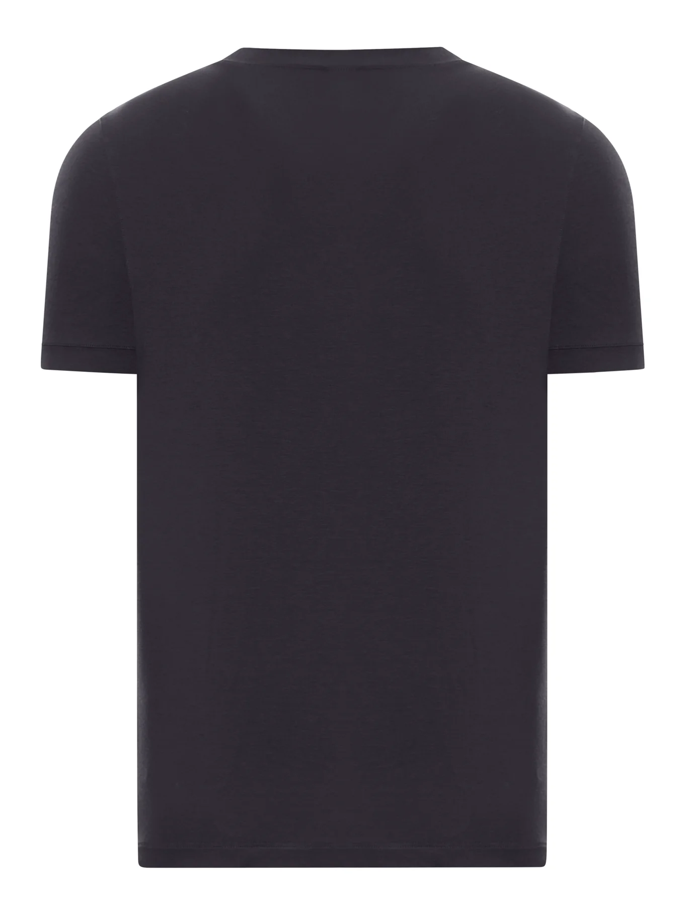 CREWNECK SHORT SLEEVED SWEATER IN STRETCH VISCOSE JERSEY - Image 2