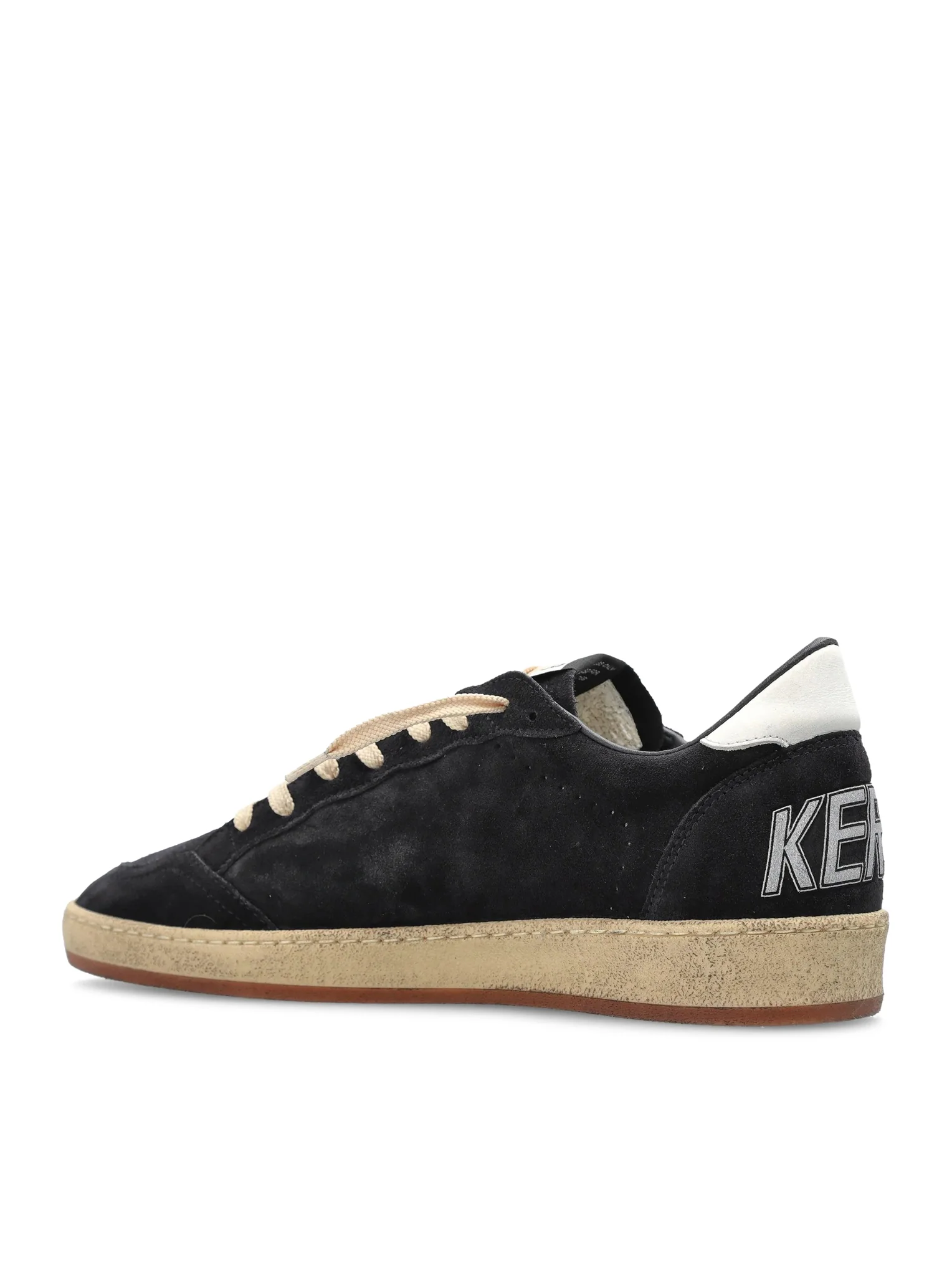 BALL-STAR IN DARK BLUE SUEDE WITH WHITE LEATHER STAR - Image 3