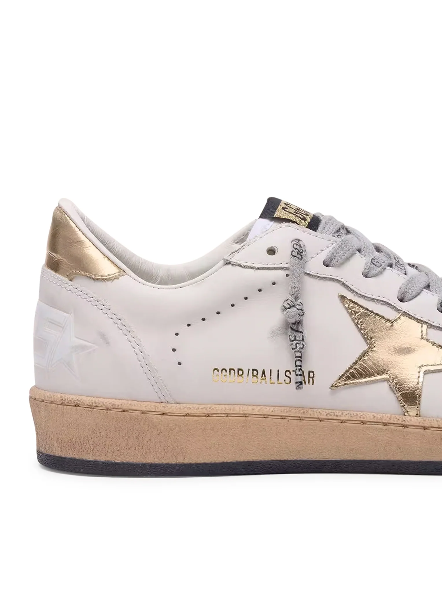 BALL-STAR SNEAKERS WITH GOLDEN STAR AND TAB ON THE HEEL - Image 6