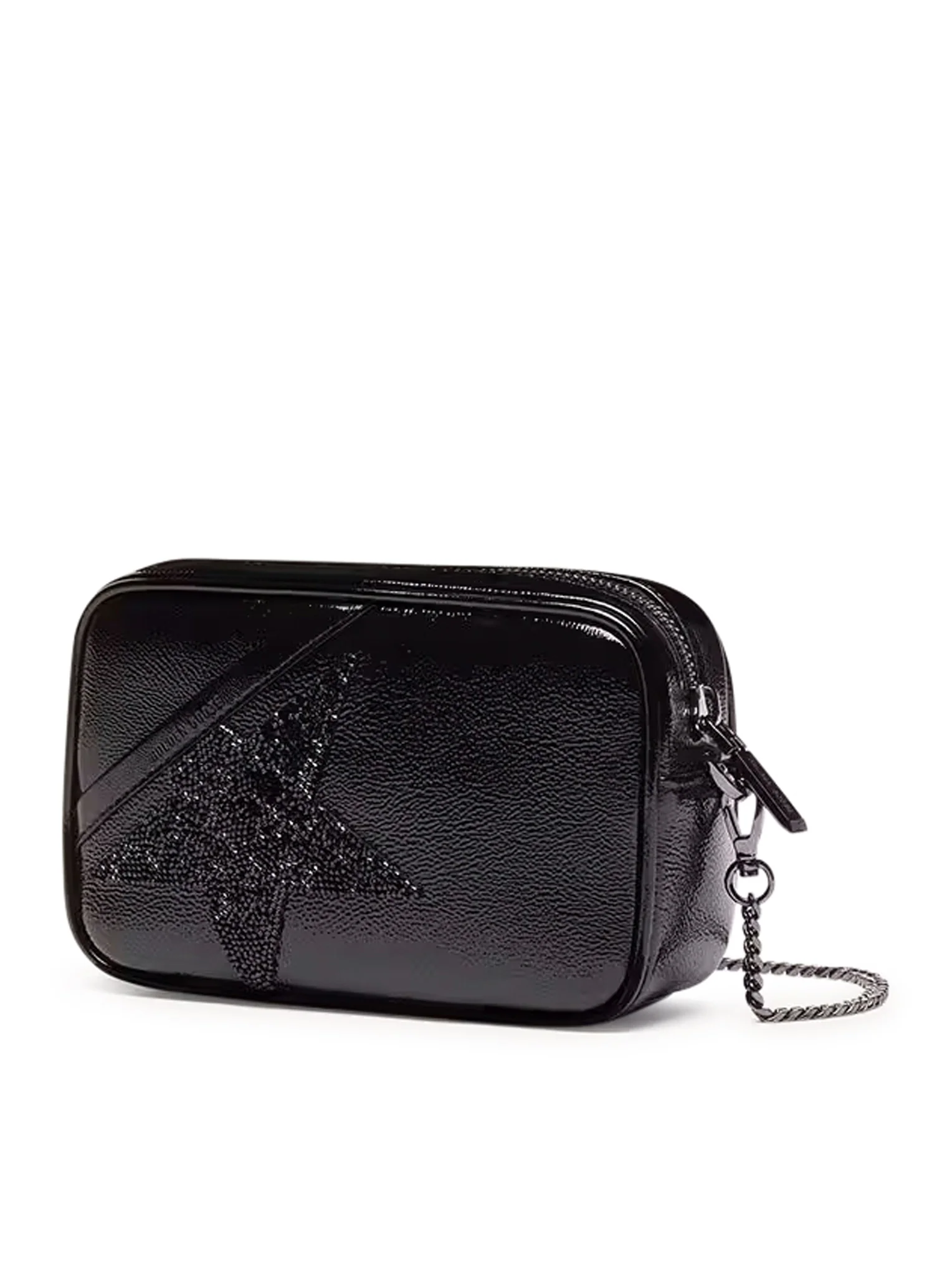 MINI STAR BAG IN BLACK LEATHER AND STAR WITH SWAROVSKI CRYSTALS - Image 3