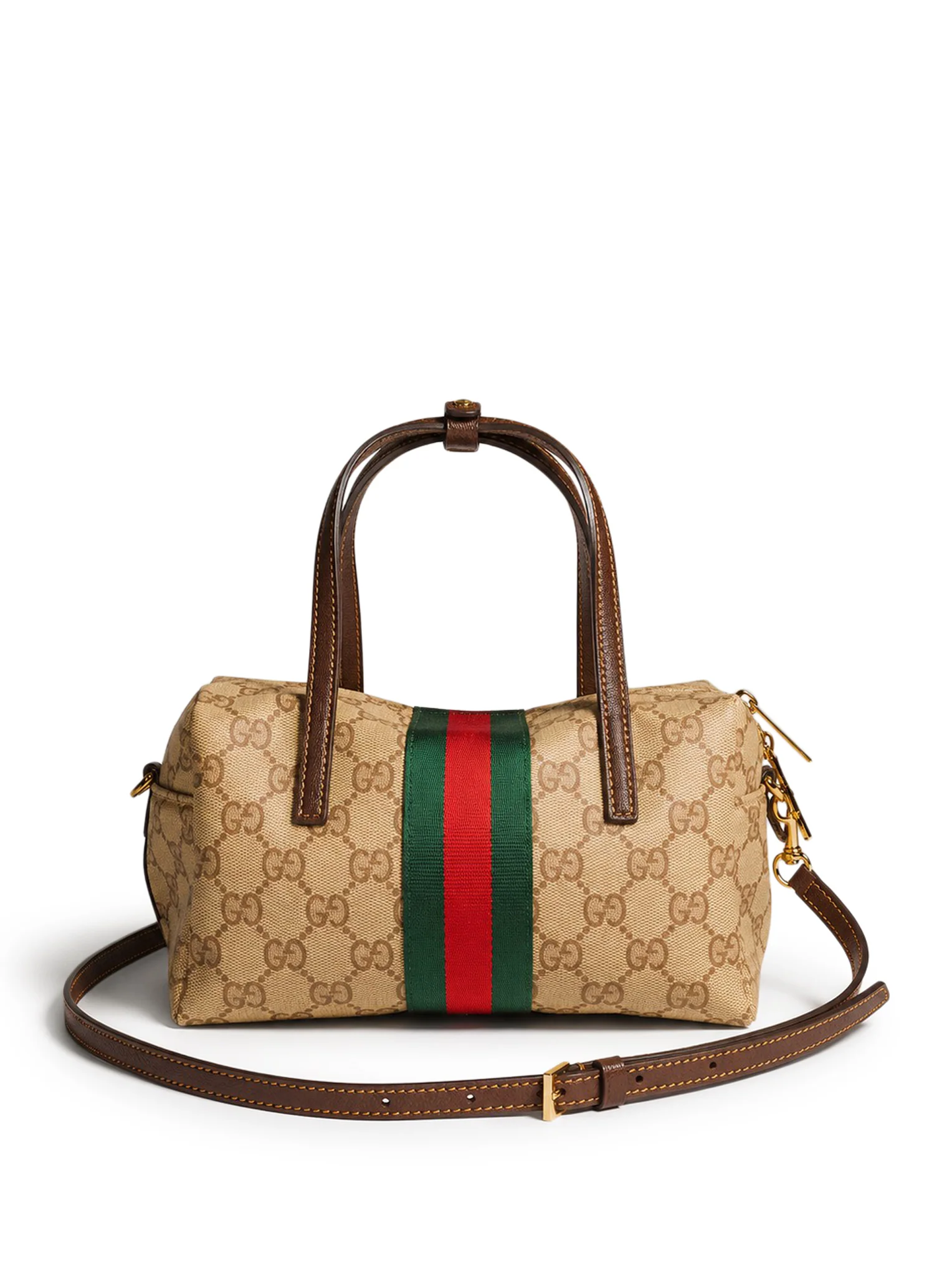 MINI BOSTON BAG WITH WEB DETAIL - Image 5