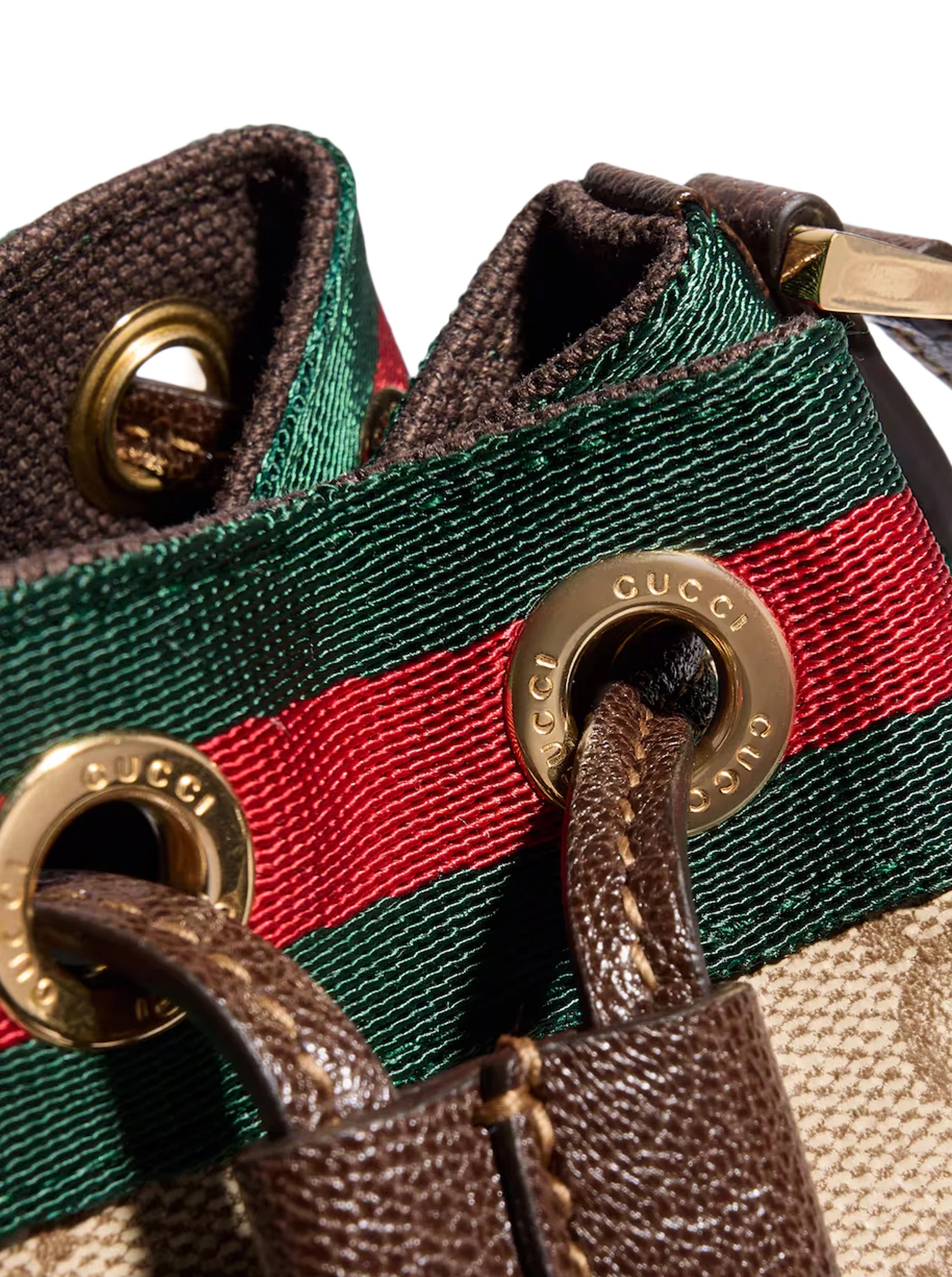 MINI BUCKET BAG WITH WEB RIBBON - Image 6