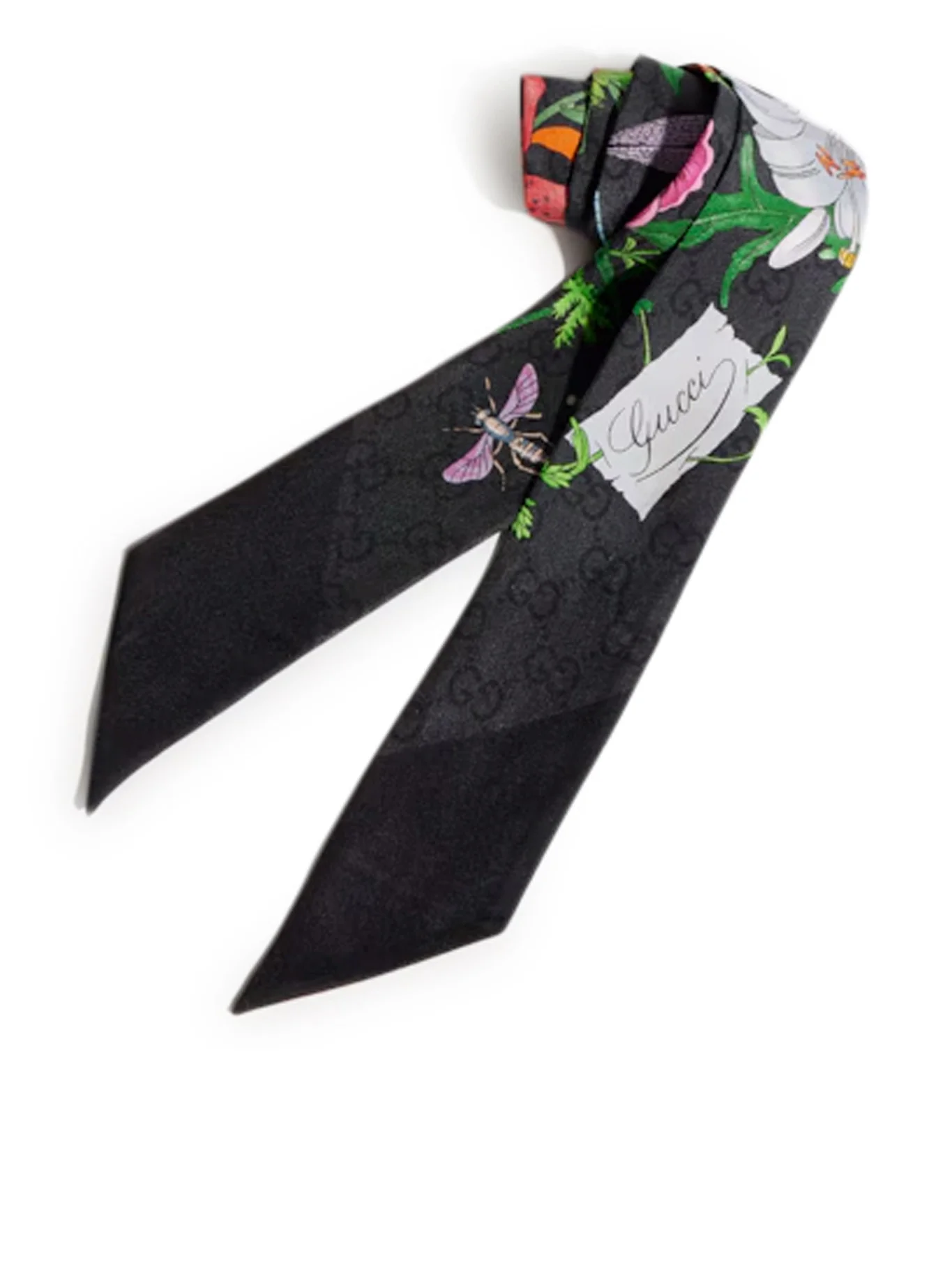 PRINTED SILK SCARF - Image 4