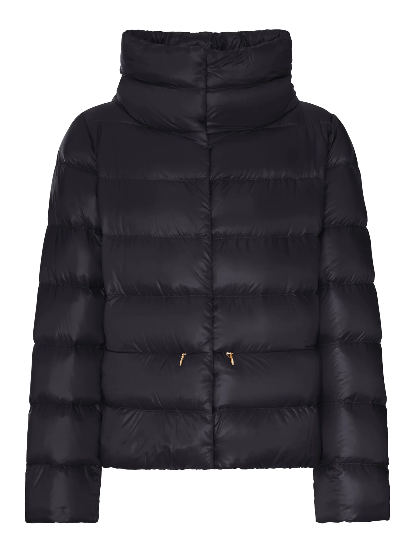 PADDED DOWN JACKET WITH A WRAP-AROUND COLLAR