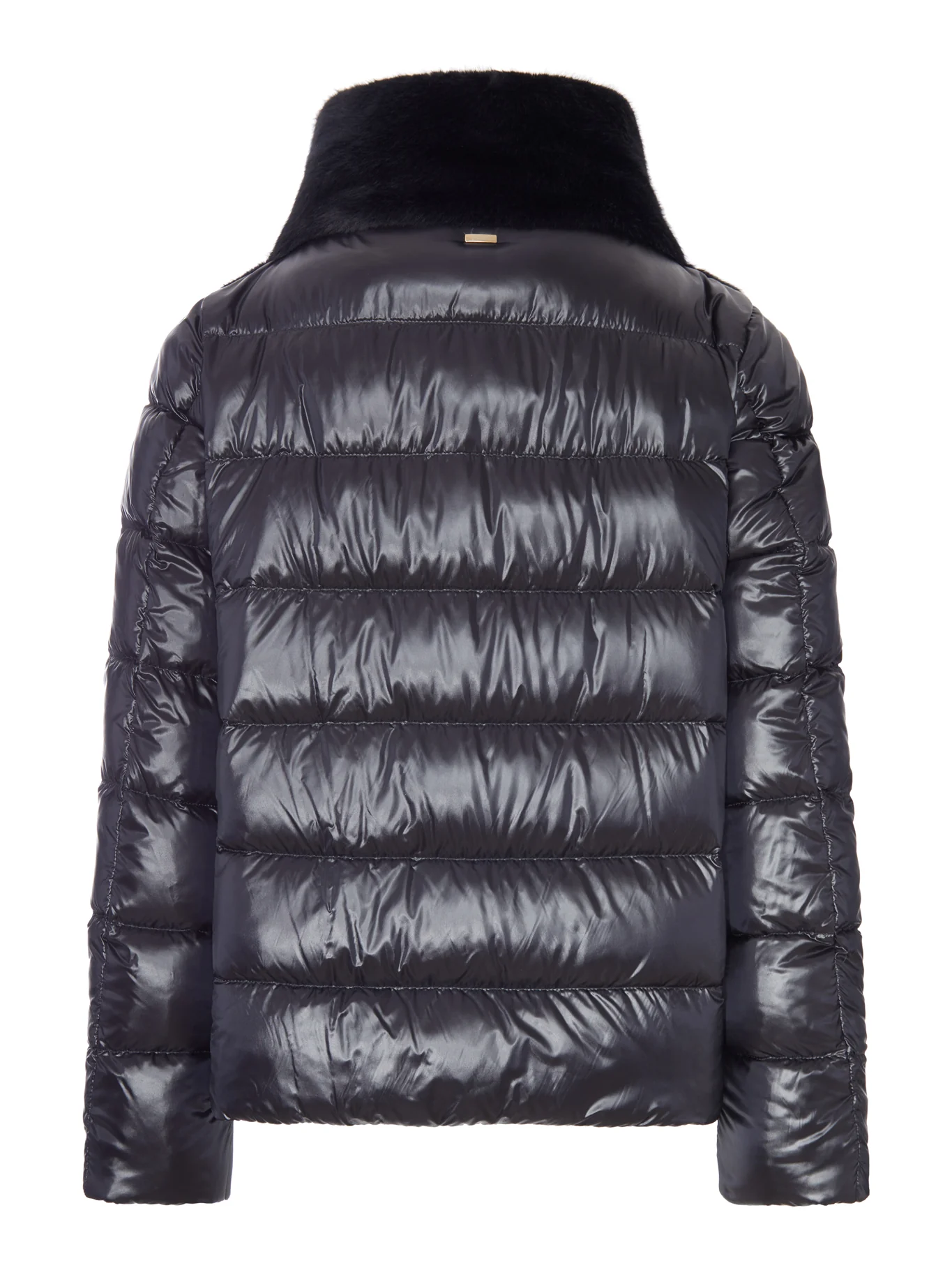 PUFFER JACKET WITH FAUX FUR PANEL - Image 2